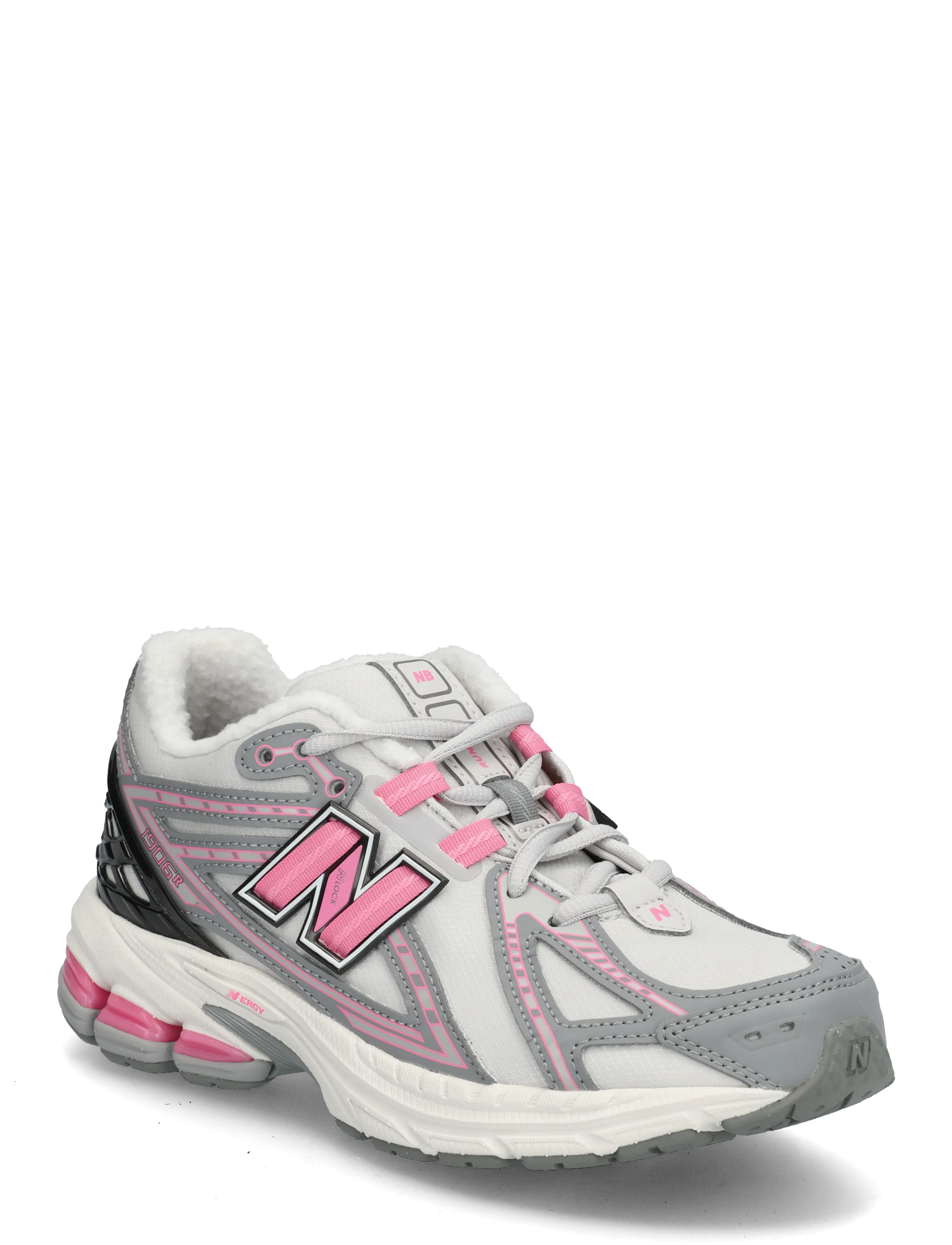 New Balance 1906 Kids Lace, Kinder, Kinder Pelzgefütterte Schnürsneaker, Grau, Gr.35.5