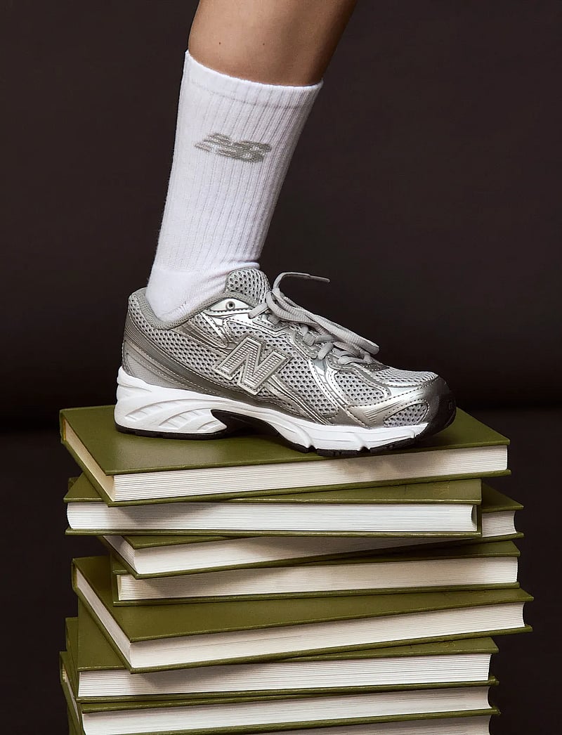 New Balance - New Balance 740 Kids Lace - ar zemu augšdaļu - raincloud - 0