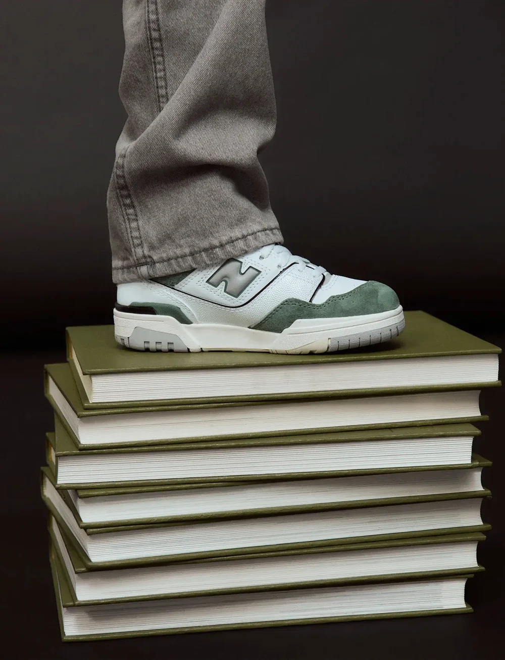 New Balance - New Balance 550 Kids Lace - kõrge säärega tossud - white - 0