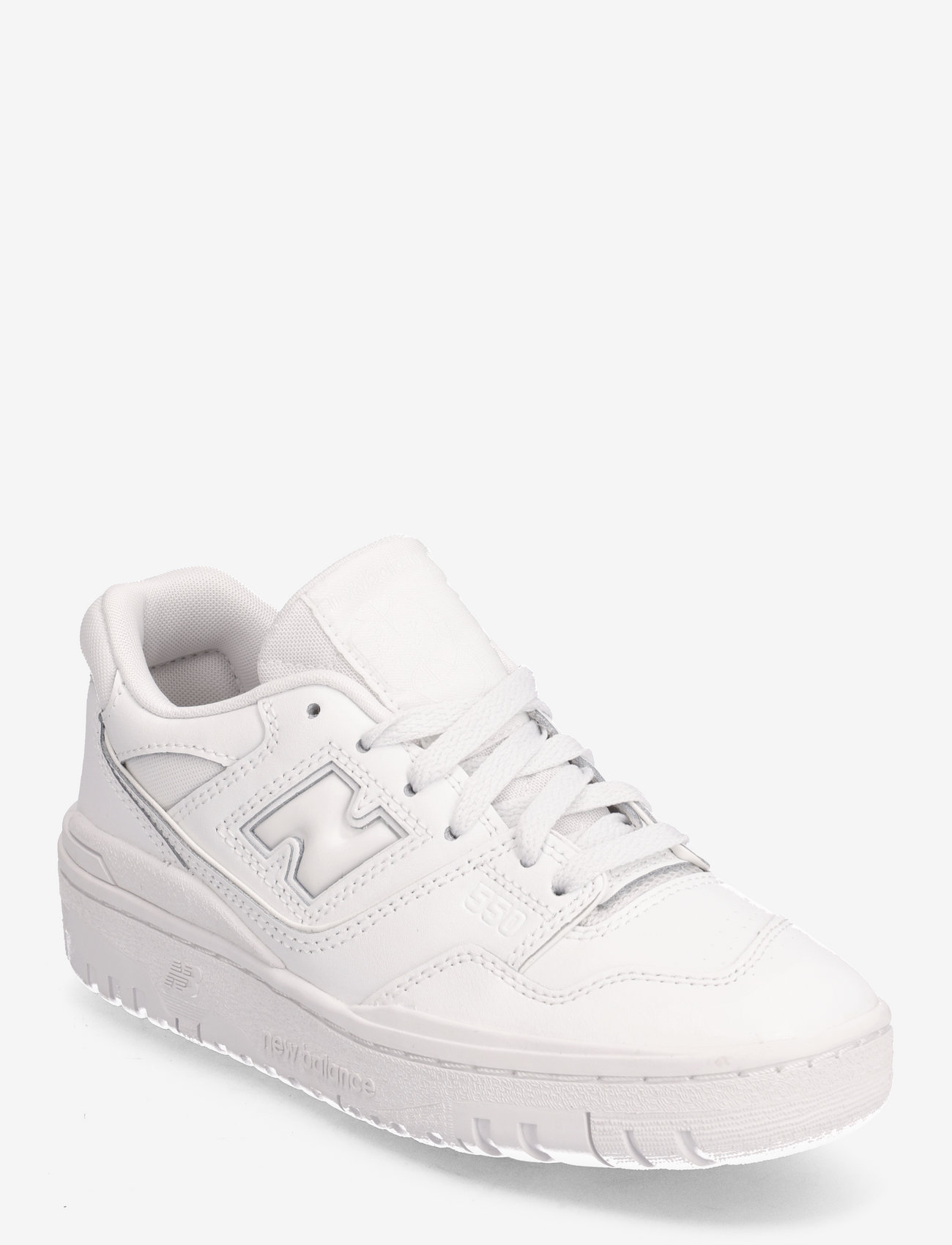 New Balance New Balance 550 Kids Lace - Teenagere 140-182 - WHITE / white