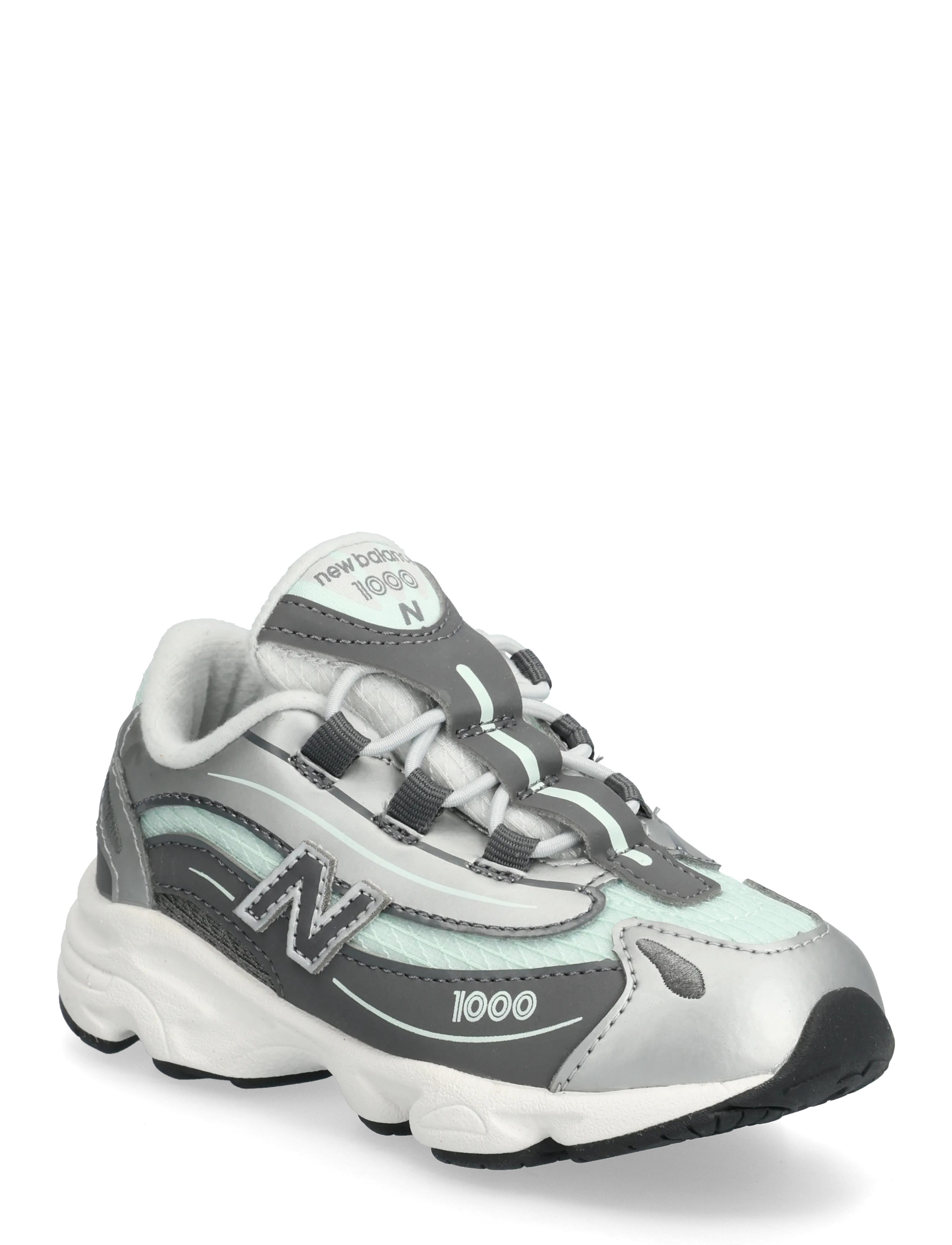 New Balance New Balance 1000 Kids Bungee Lace - Vis alt - COSMIC JADE / grey