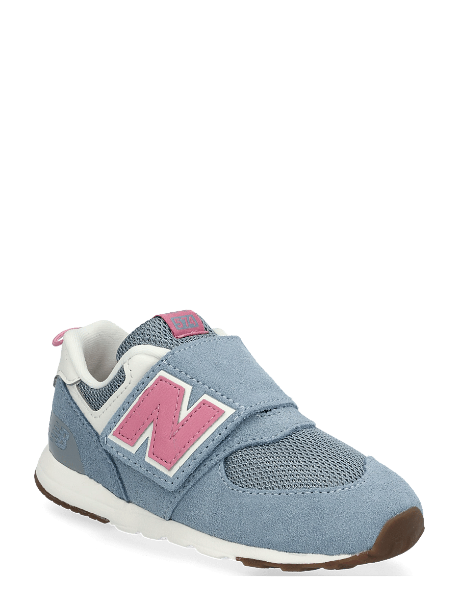 New Balance - New Balance 574 Kids NEW-B Hook & Loop - niedriger schnitt - zinc blue - 0