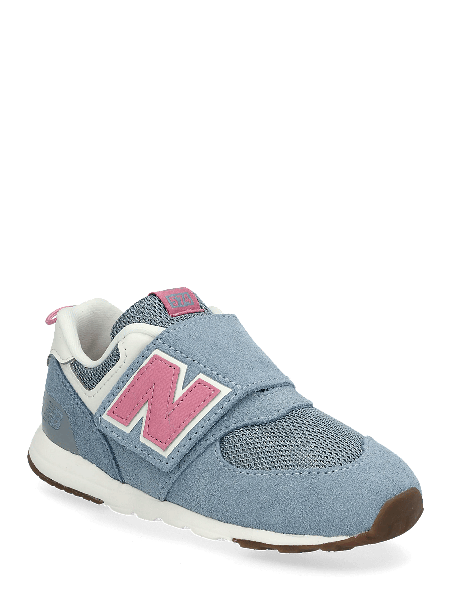 New Balance - New Balance 574 Kids NEW-B Hook & Loop - lave sneakers - zinc blue - 0