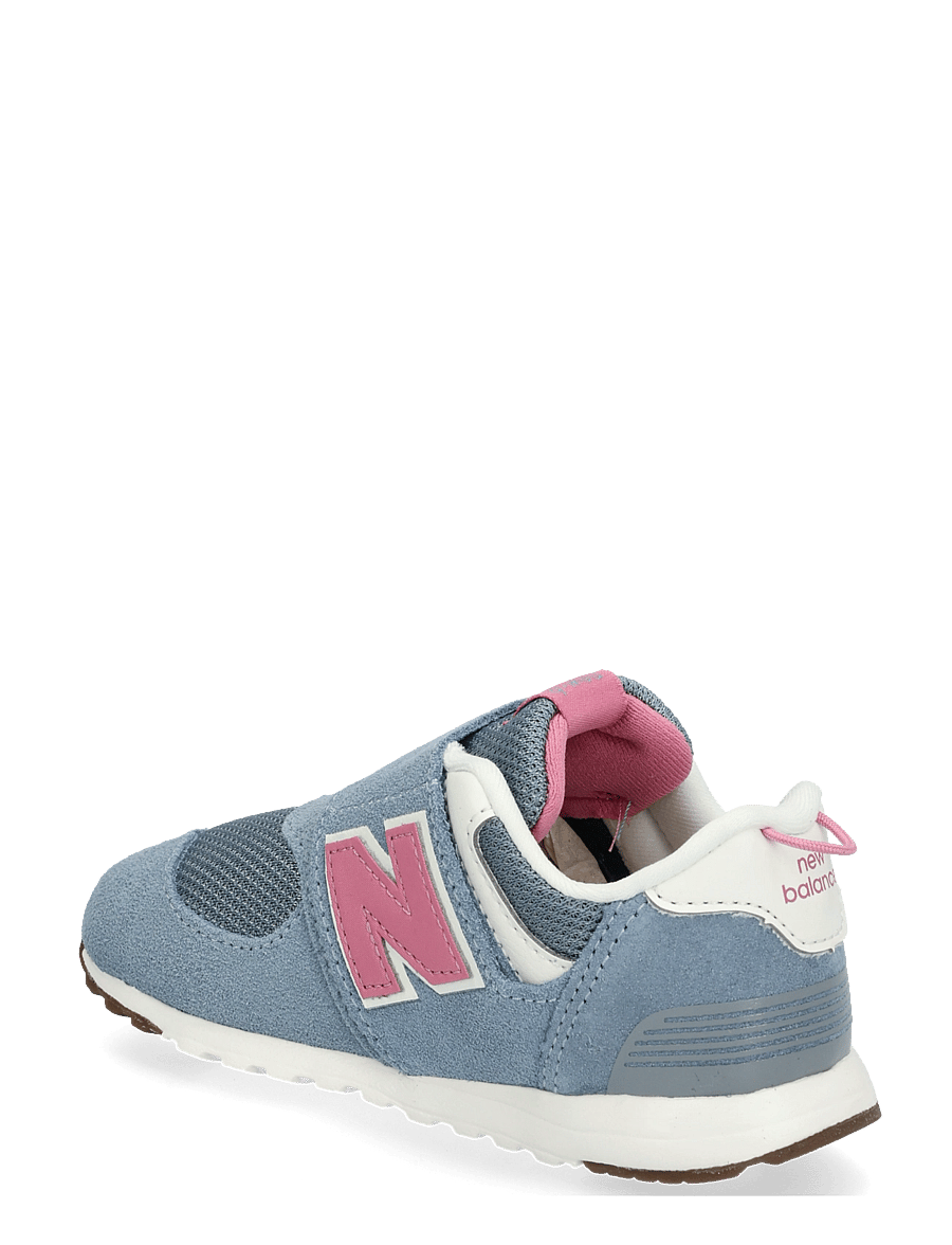 New Balance - New Balance 574 Kids NEW-B Hook & Loop - niedriger schnitt - zinc blue - 1