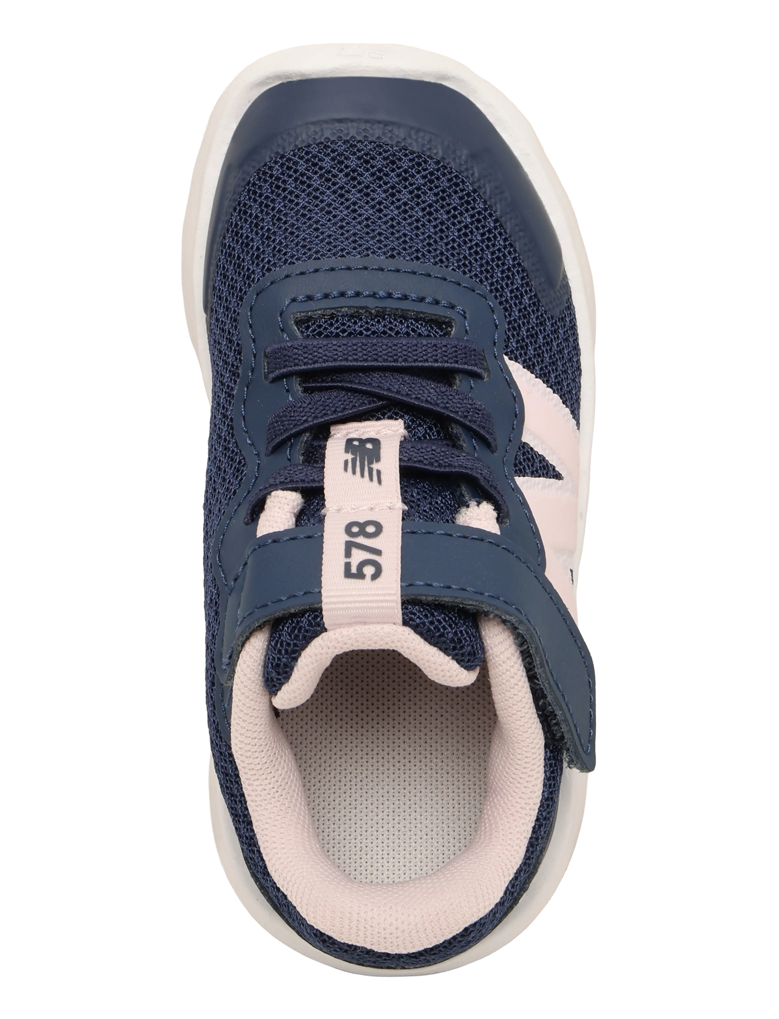 New Balance - New Balance FreshFoam 578 Kids Bungee Lace with Top Strap - nb navy - 3