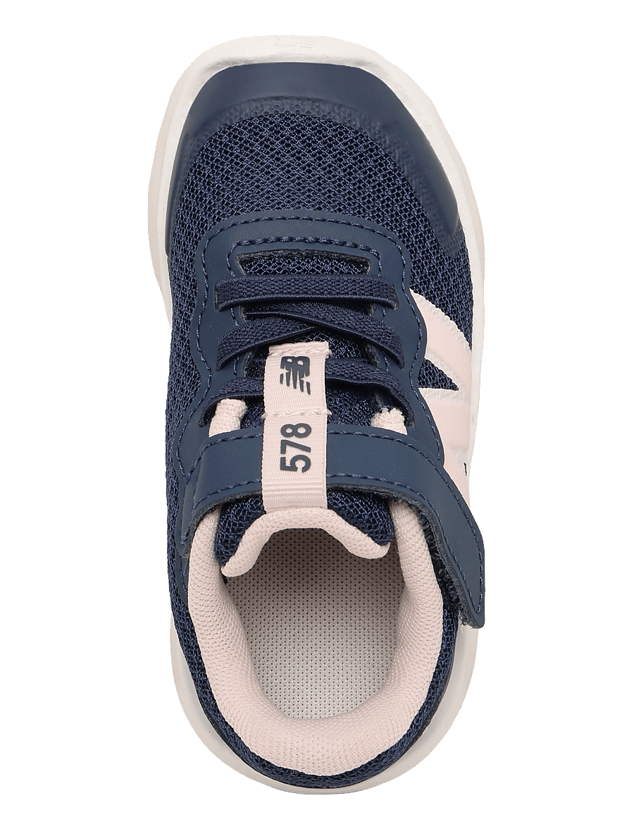 New Balance - New Balance FreshFoam 578 Kids Bungee Lace with Top Strap - løbesko - nb navy - 3