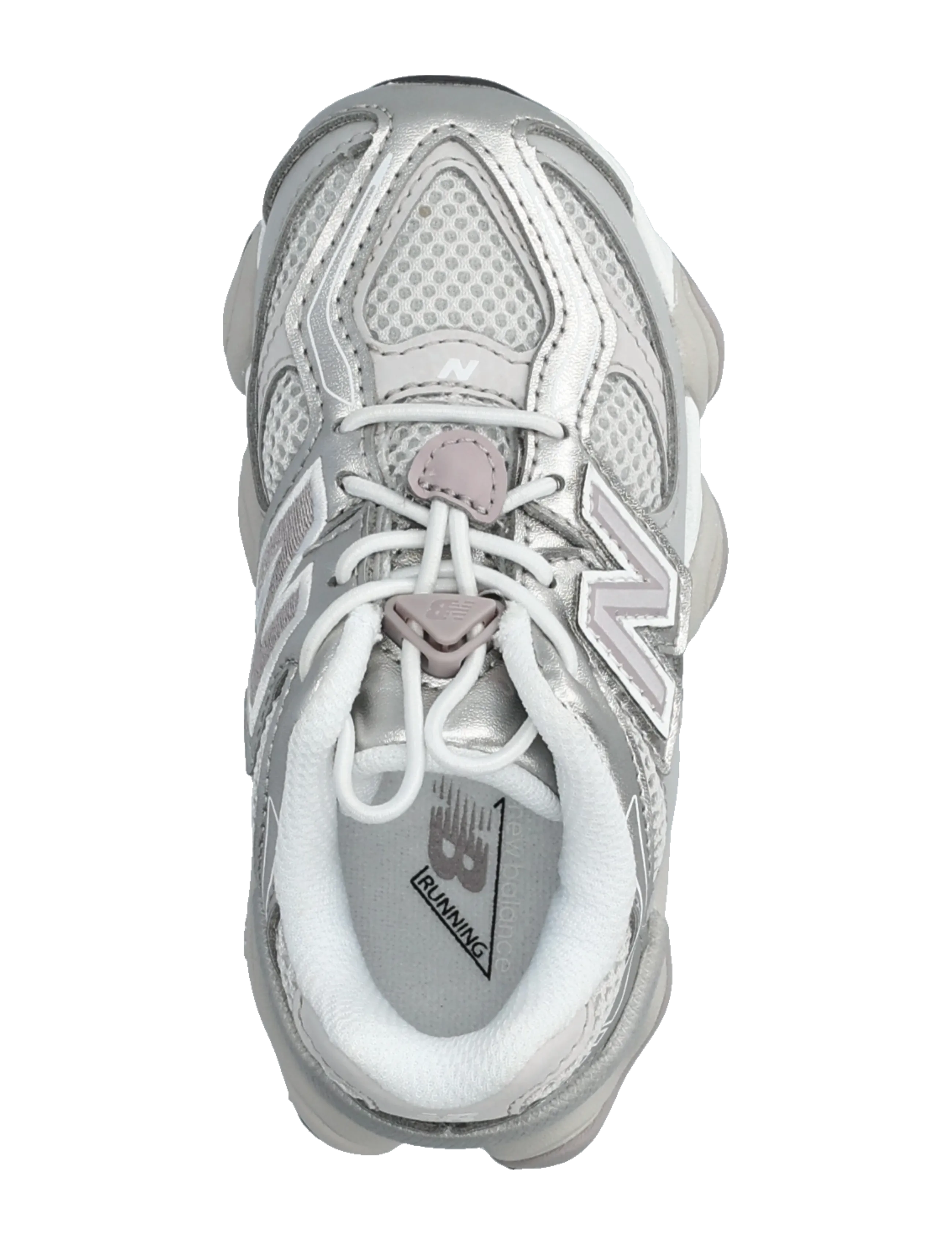 New Balance - New Balance 9060 Kids Bungee Lace - baskets basses - raincloud - 3