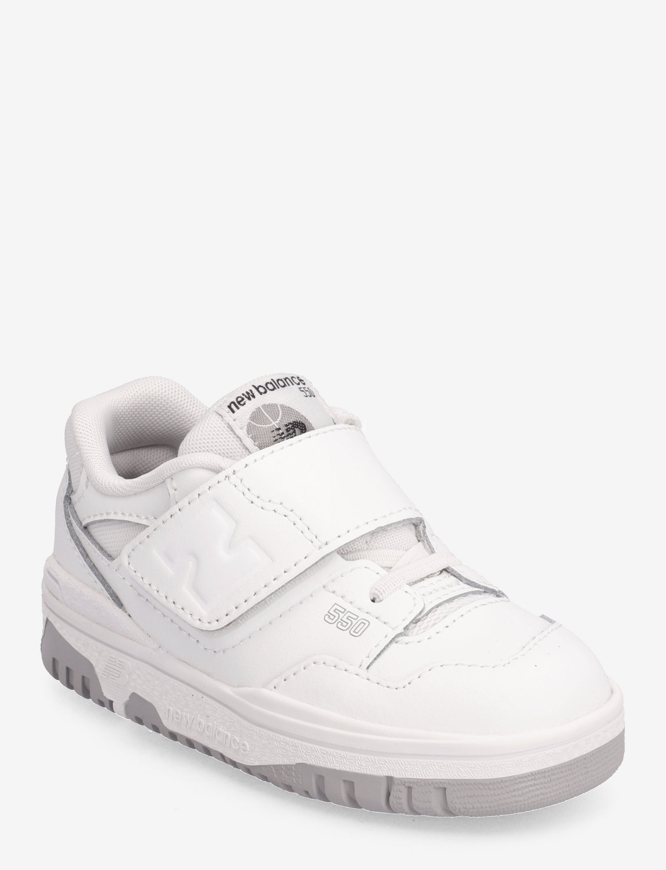 New Balance - New Balance 550 Kids Bungee Lace with Hook & Loop Top Strap - white - 0