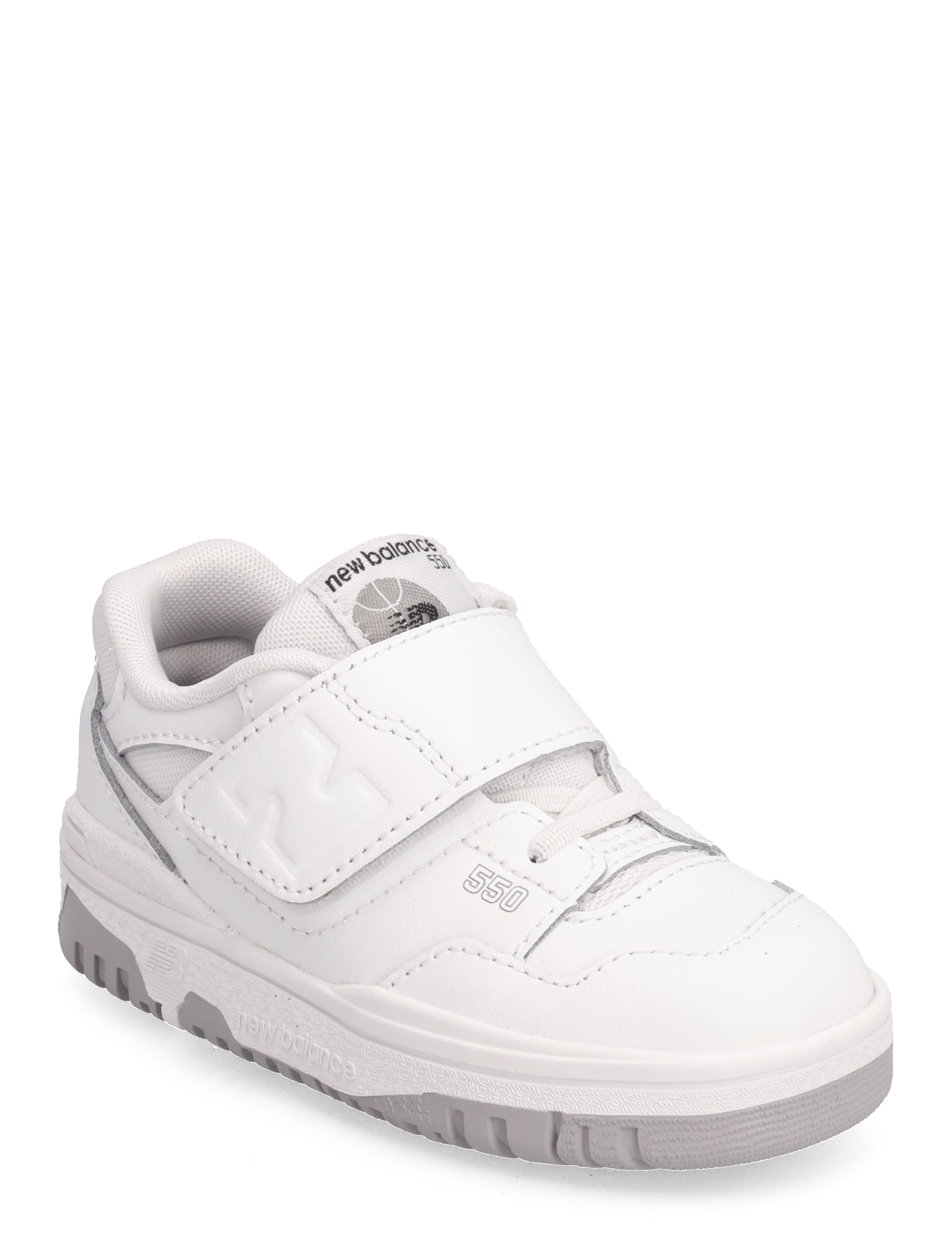 New Balance - New Balance 550 Kids Bungee Lace with Hook & Loop Top Strap - white - 0