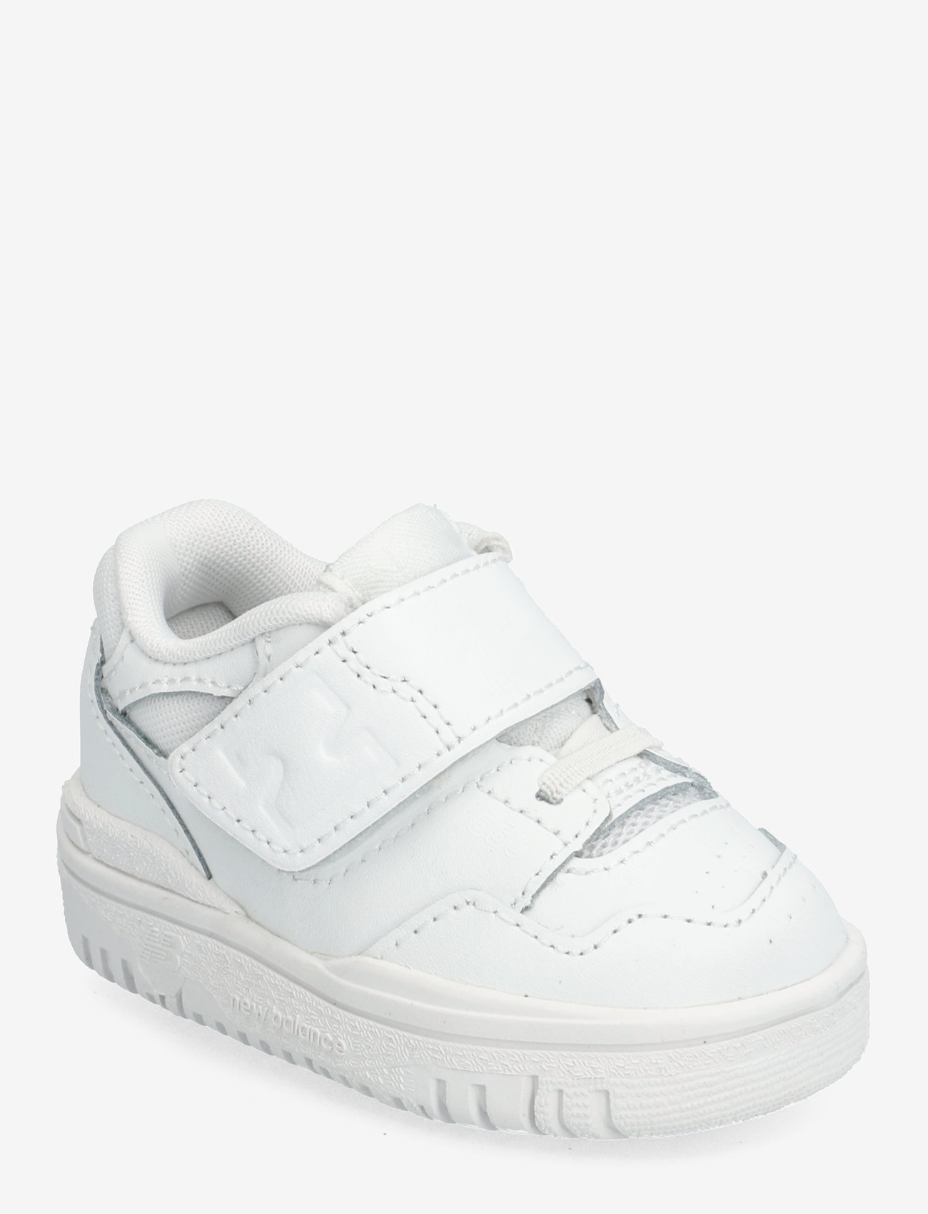 New Balance - New Balance 550 Kids Bungee Lace with Hook & Loop Top Strap - schuhe - white - 0