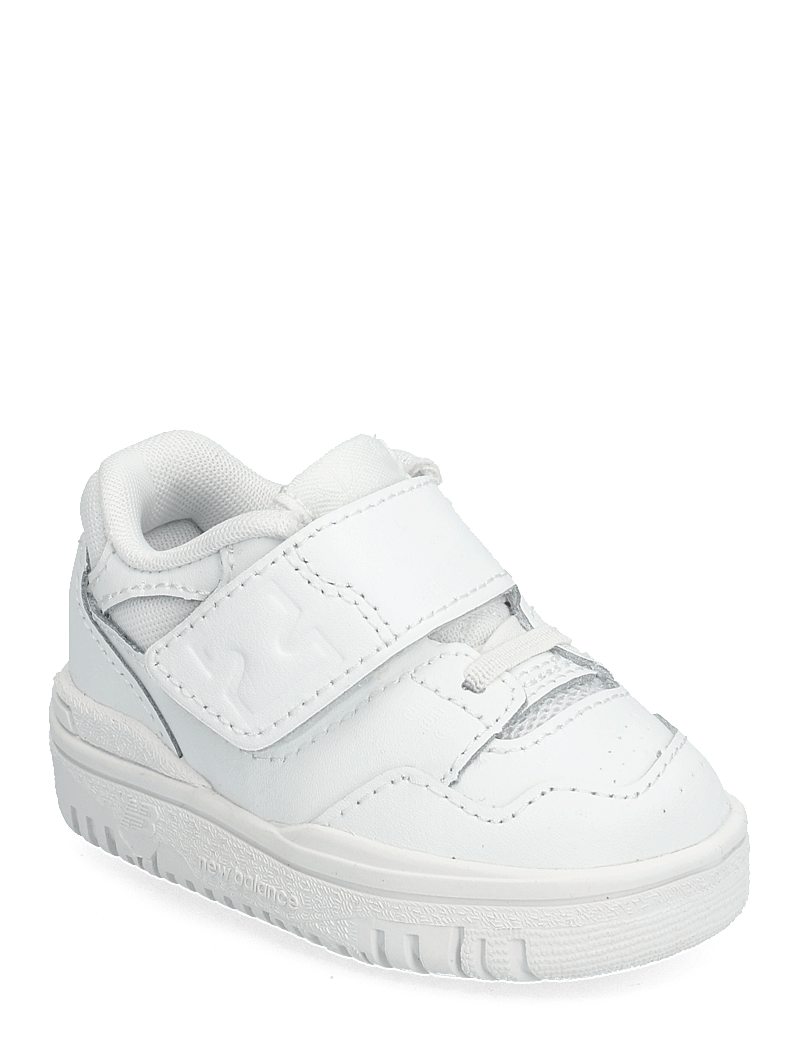 New Balance - New Balance 550 Kids Bungee Lace with Hook & Loop Top Strap - schuhe - white - 0