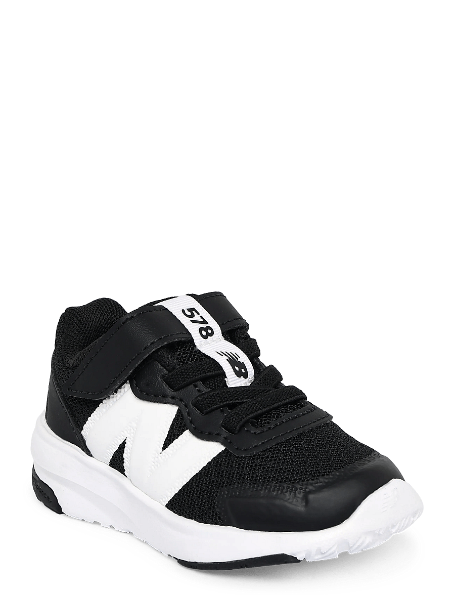 New Balance - New Balance 578 Kids Bungee Lace with Top Strap - black - 0