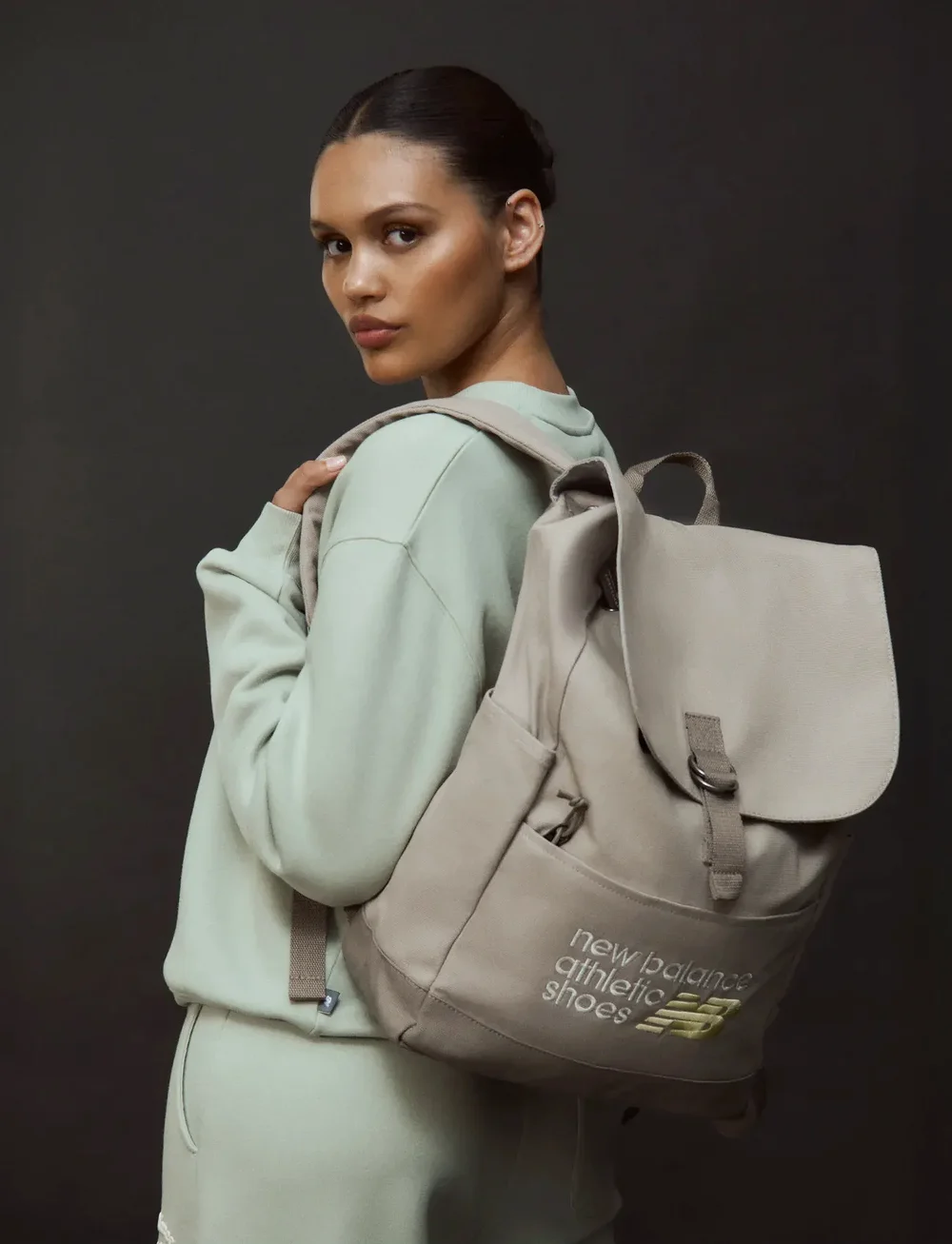 New Balance - Canvas Backpack - sporttaschen - arid stone - 0