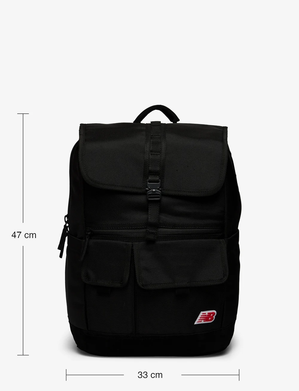 New Balance - Legacy Icon Flap Backpack - sportstasker - black - 5