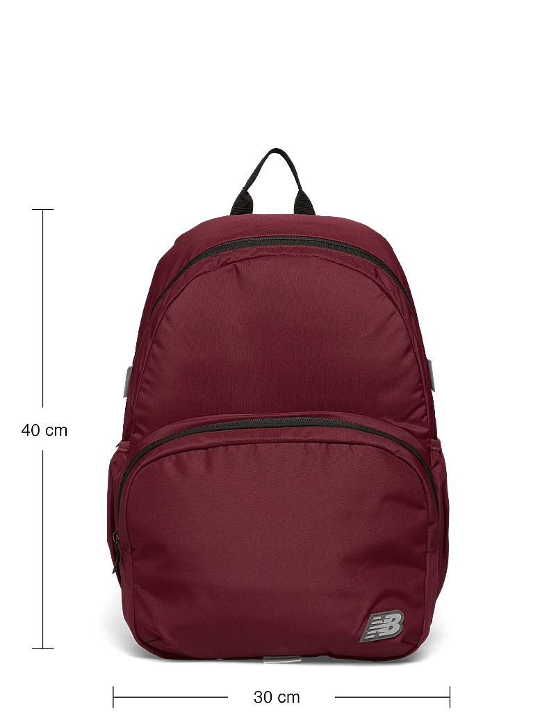 New Balance - Heritage Adult Backpack - spordiseljakotid - monarch burgundy - 3