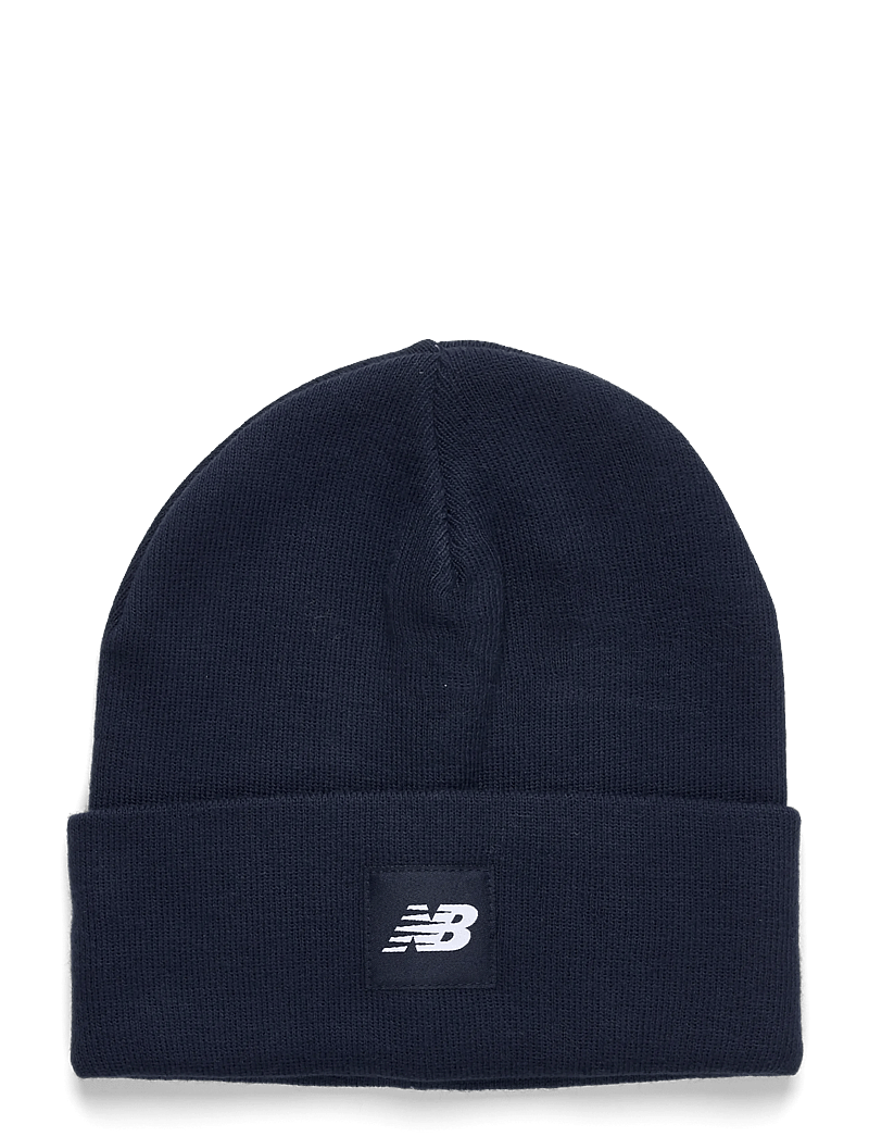 New Balance - Cuffed Beanie Flying NB Logo - huer - nb navy - 0