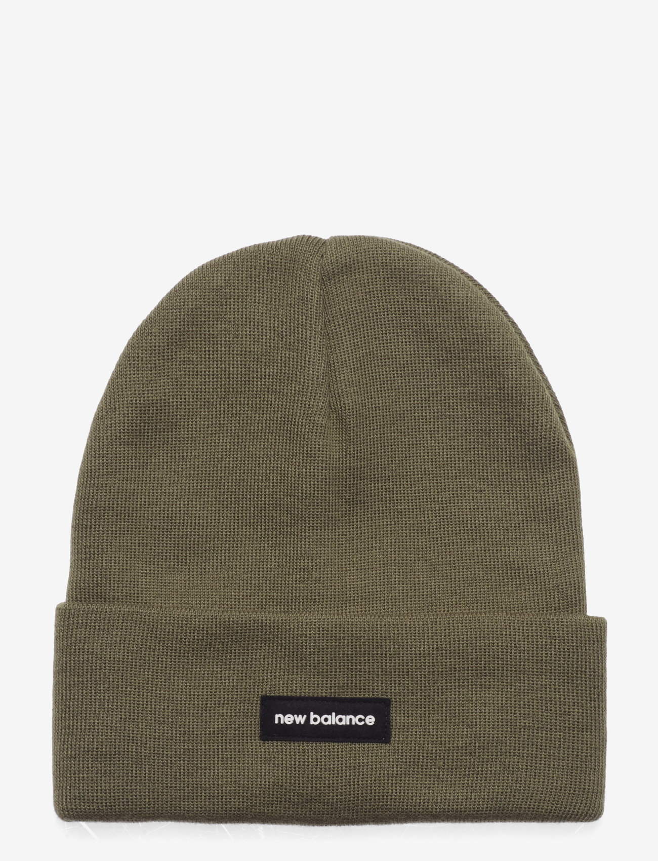 New Balance - Linear Knit Cuffed Beanie - dark olivine - 0