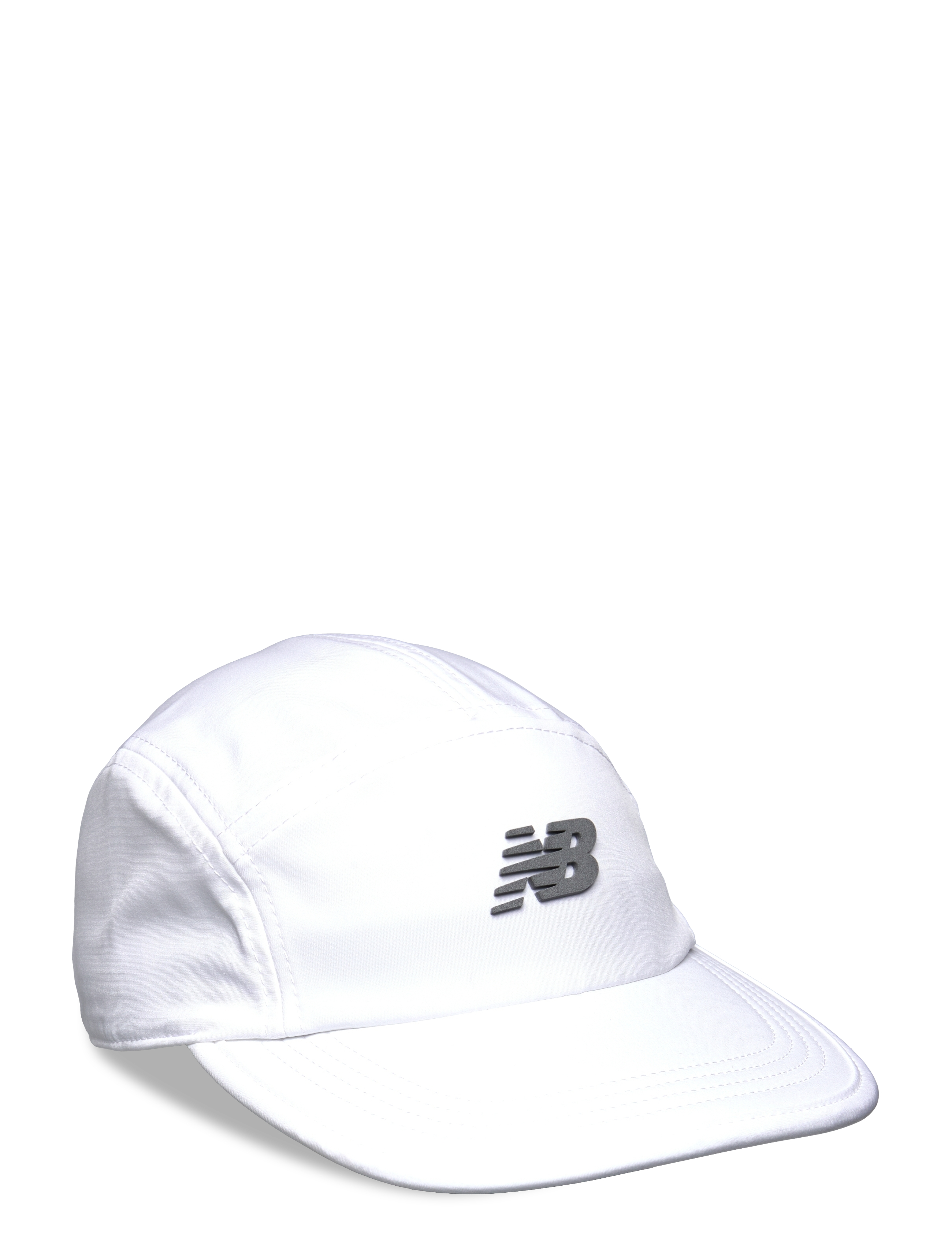 New Balance 5 Panel Performance Hat V2, One Size, White, Sport Accessories > Sport Caps, Dame