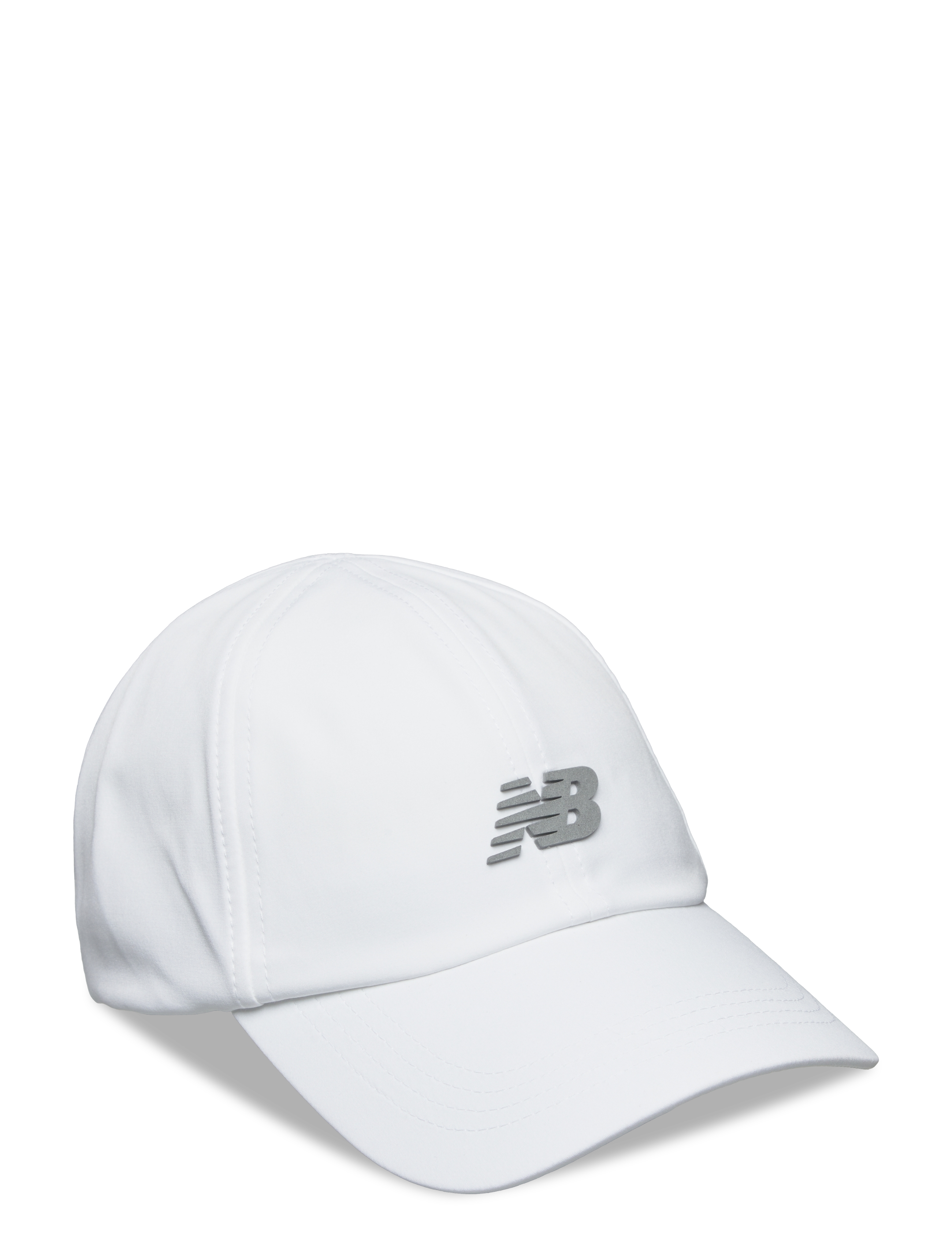 New Balance 6 Panel Performance Hat V2, One Size, White, Sport Accessories > Sport Caps, Herre