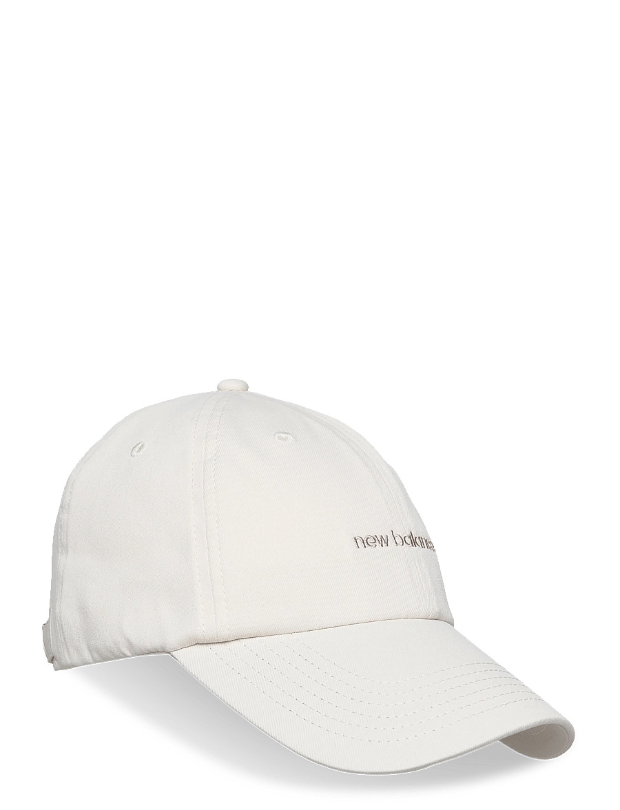 New Balance - Women's 6 Panel Linear Logo Hat - hattar & kepsar - linen - 0
