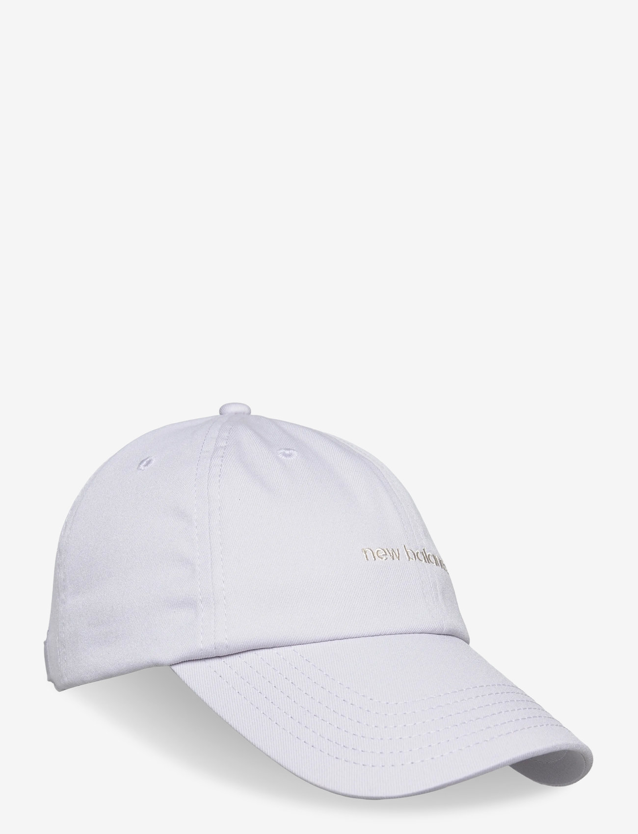 New Balance - Women's 6 Panel Linear Logo Hat - nokamütsid - pearl grey - 0