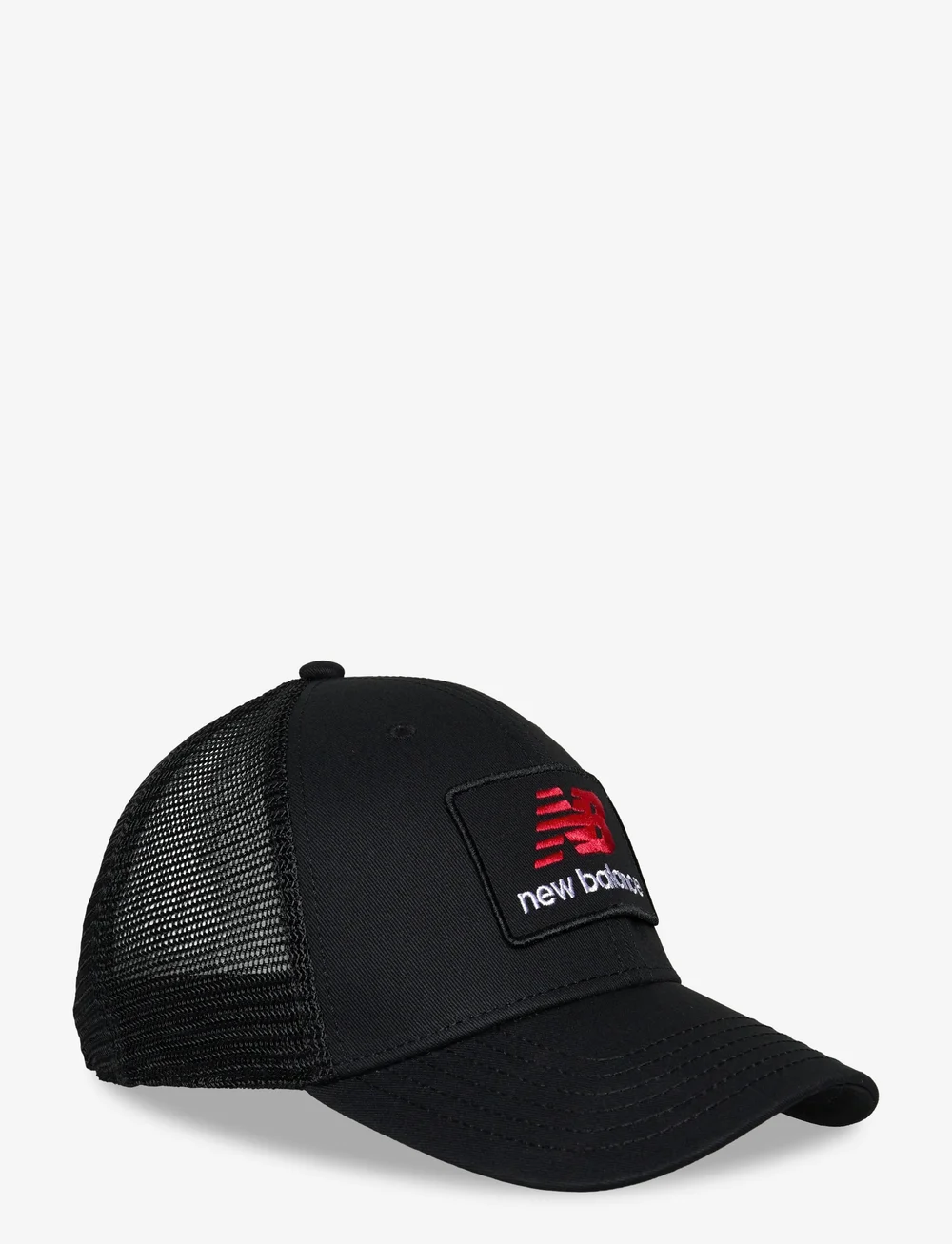 New Balance - Stacked Patch Logo Trucker - kepurės su snapeliu - black - 0