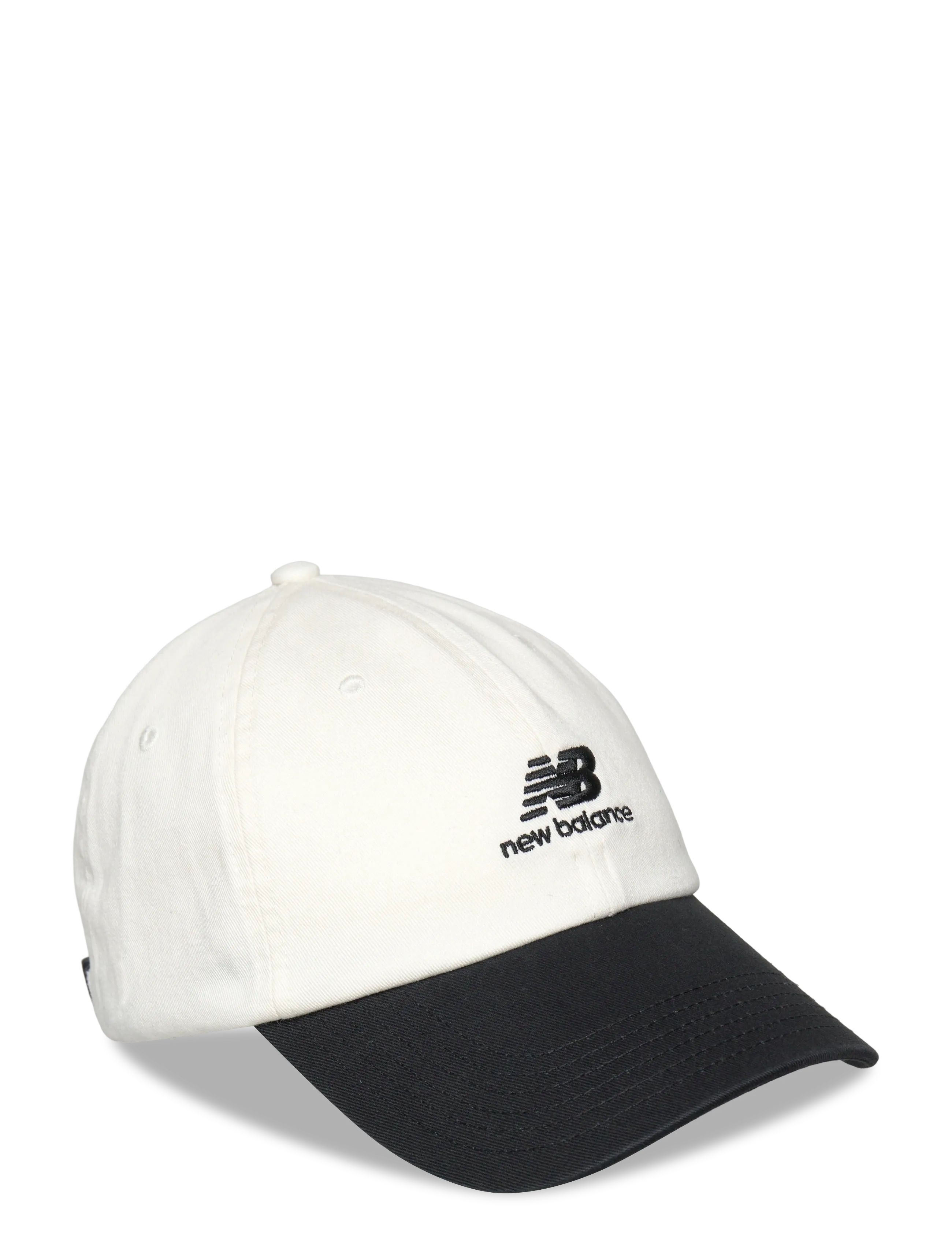 New Balance 6 Panel Flying NB Stacked Logo Hat - Accessoires - SEA SALT / white