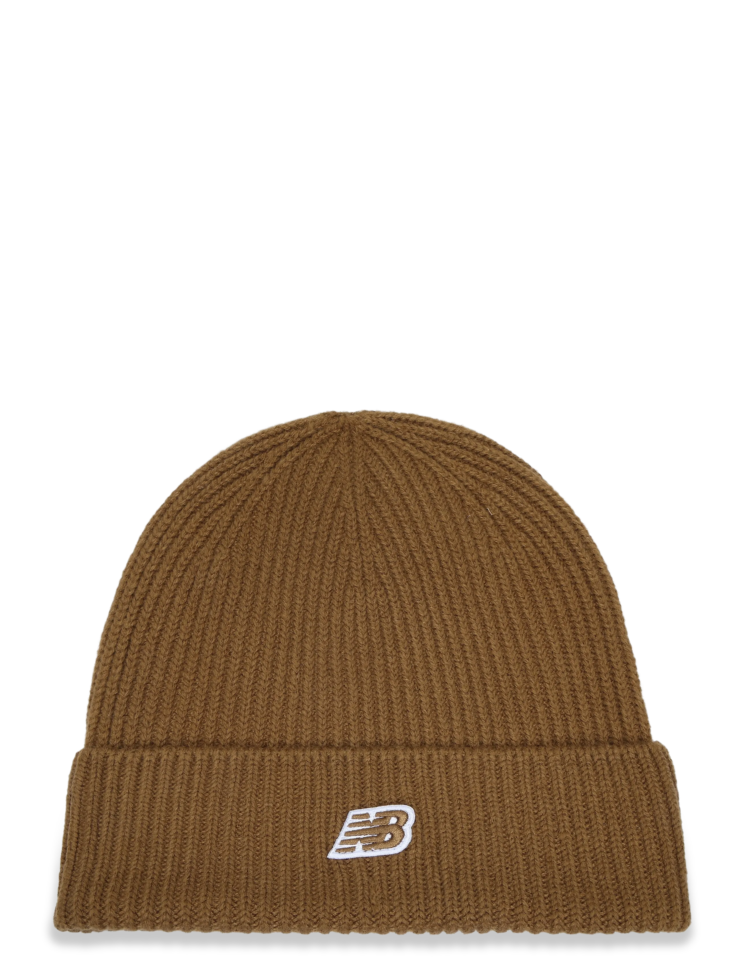 New Balance Winter Watchman Beanie NB Patch v3 - Mützen - BARK / brown