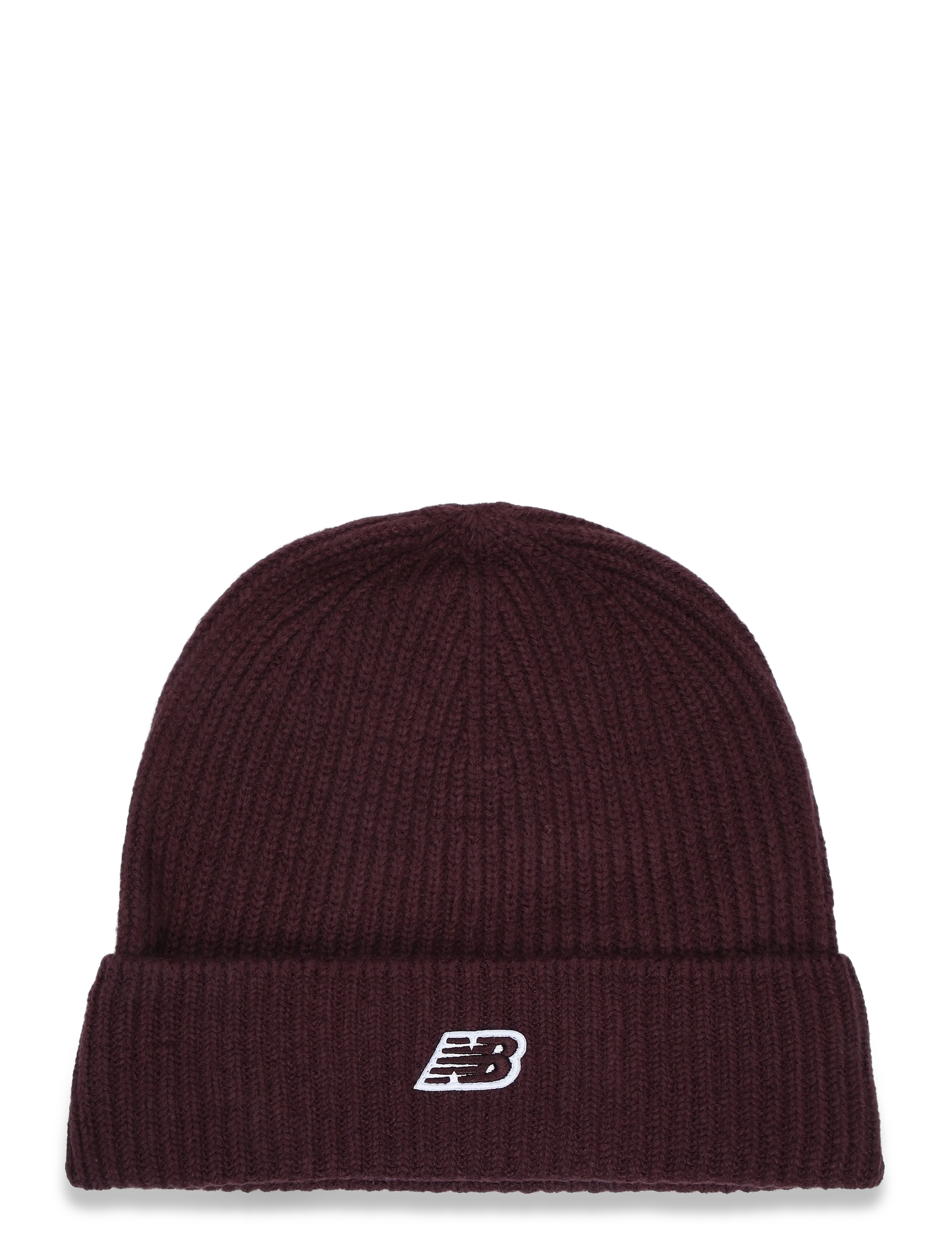New Balance Winter Watchman Beanie NB Patch v3 - Mützen - CHERRY LEATHER / burgundy