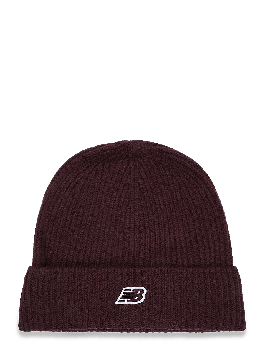 New Balance - Winter Watchman Beanie NB Patch v3 - nach stil kaufen - cherry leather - 0