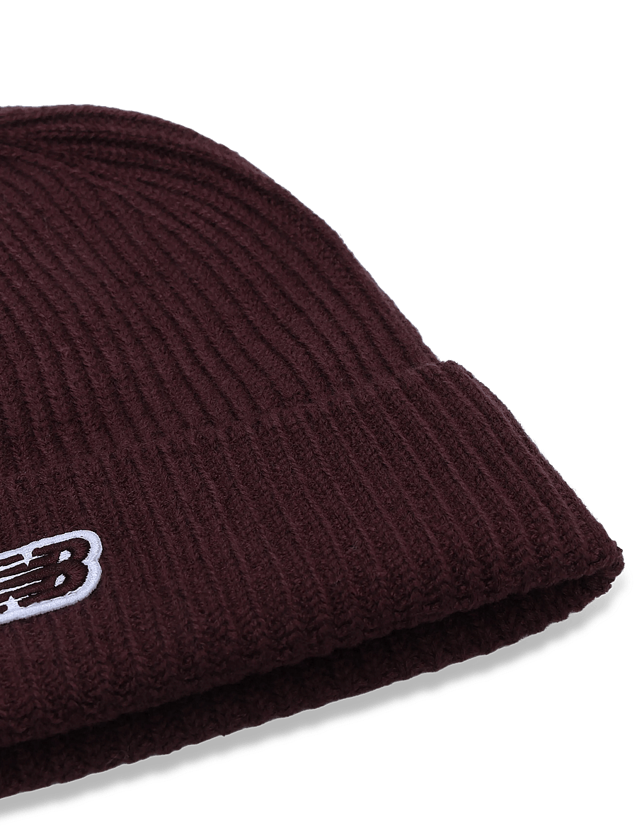 New Balance - Winter Watchman Beanie NB Patch v3 - nach stil kaufen - cherry leather - 2