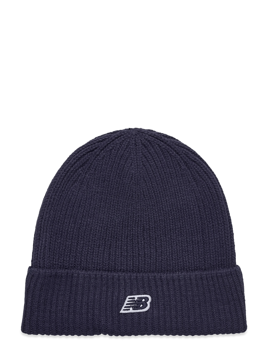 New Balance - Winter Watchman Beanie NB Patch v3 - shop efter stil - nb navy - 0