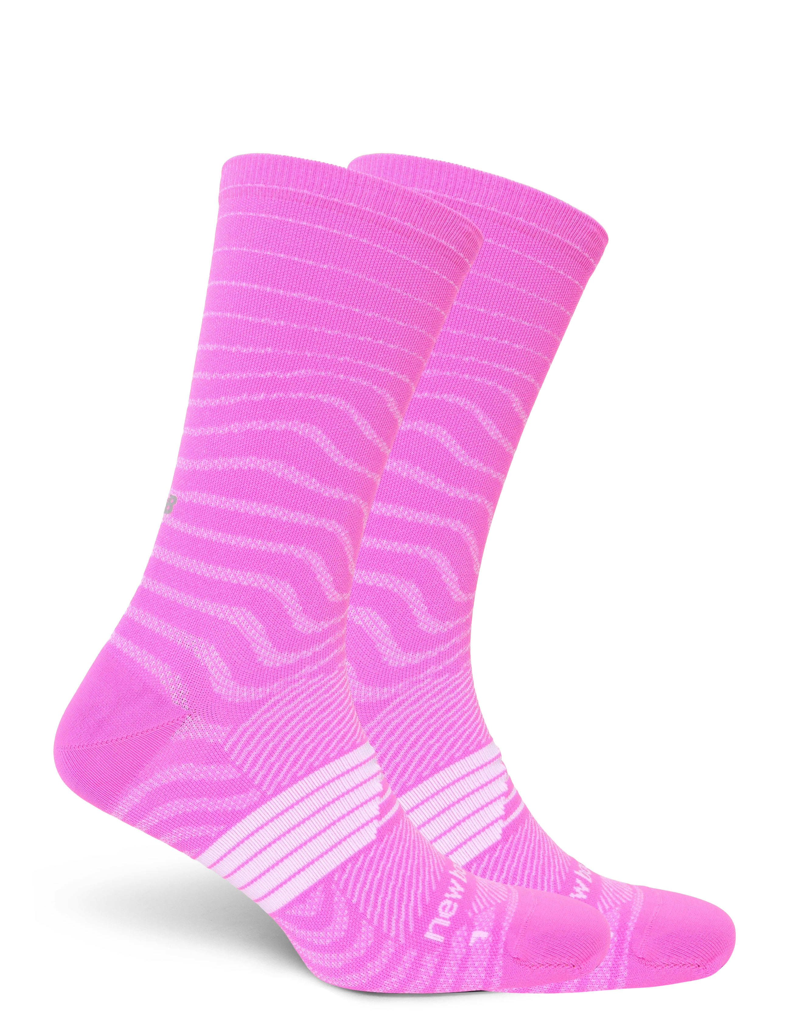 New Balance - Pro Run Crew Socks 1 Pair - sportstrømper - pink heat - 1