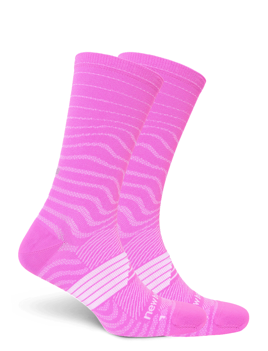 New Balance - Pro Run Crew Socks 1 Pair - strümpfe - pink heat - 1