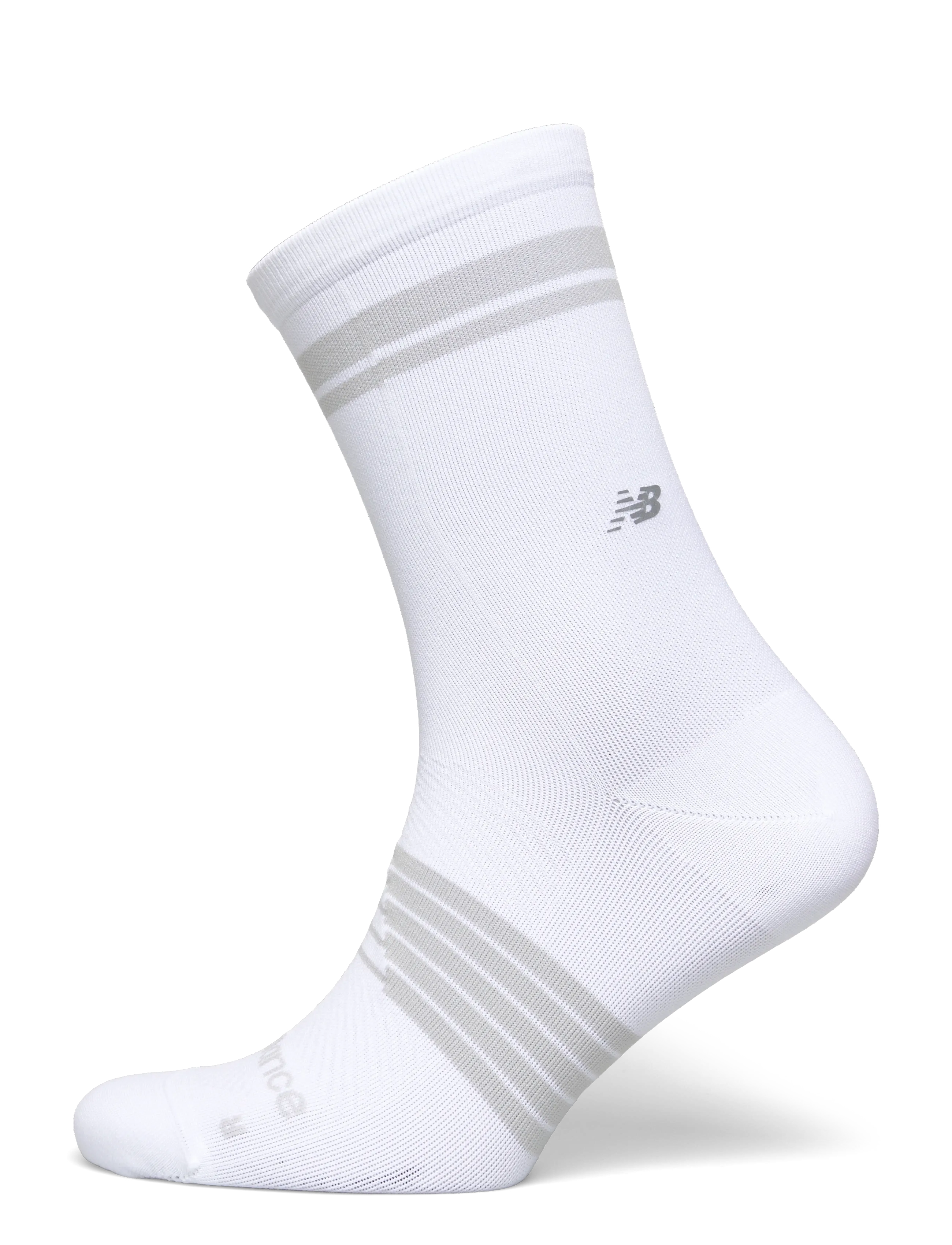 New Balance Pro Run Crew Socks 1 Pair - New Balance - WHITE / white