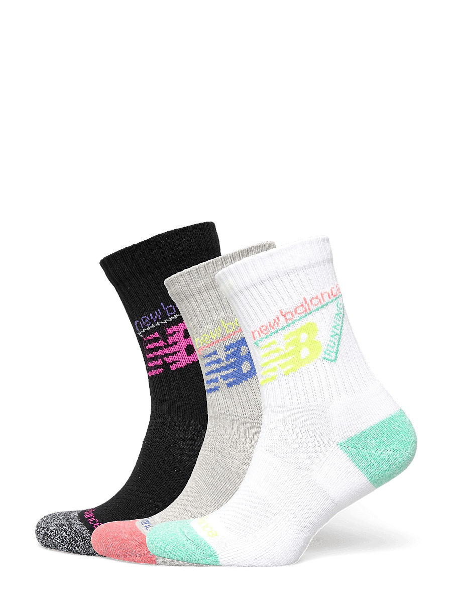 New Balance - Active Graphic Crew Socks 3 Pack - strümpfe - assortment 3 - 0