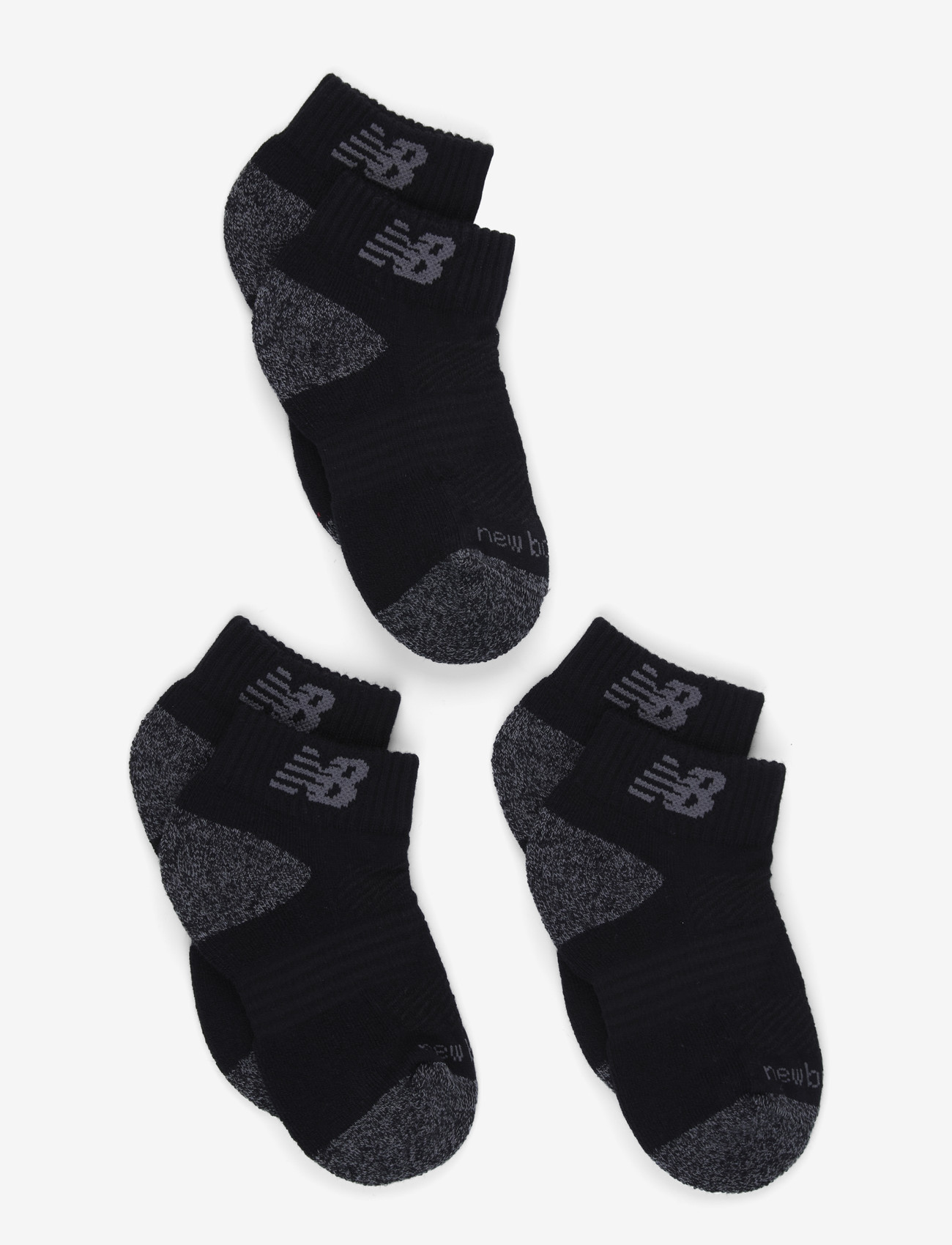 New Balance - Youth Active Low Cut Socks 3 Pack - strümpfe - black - 0
