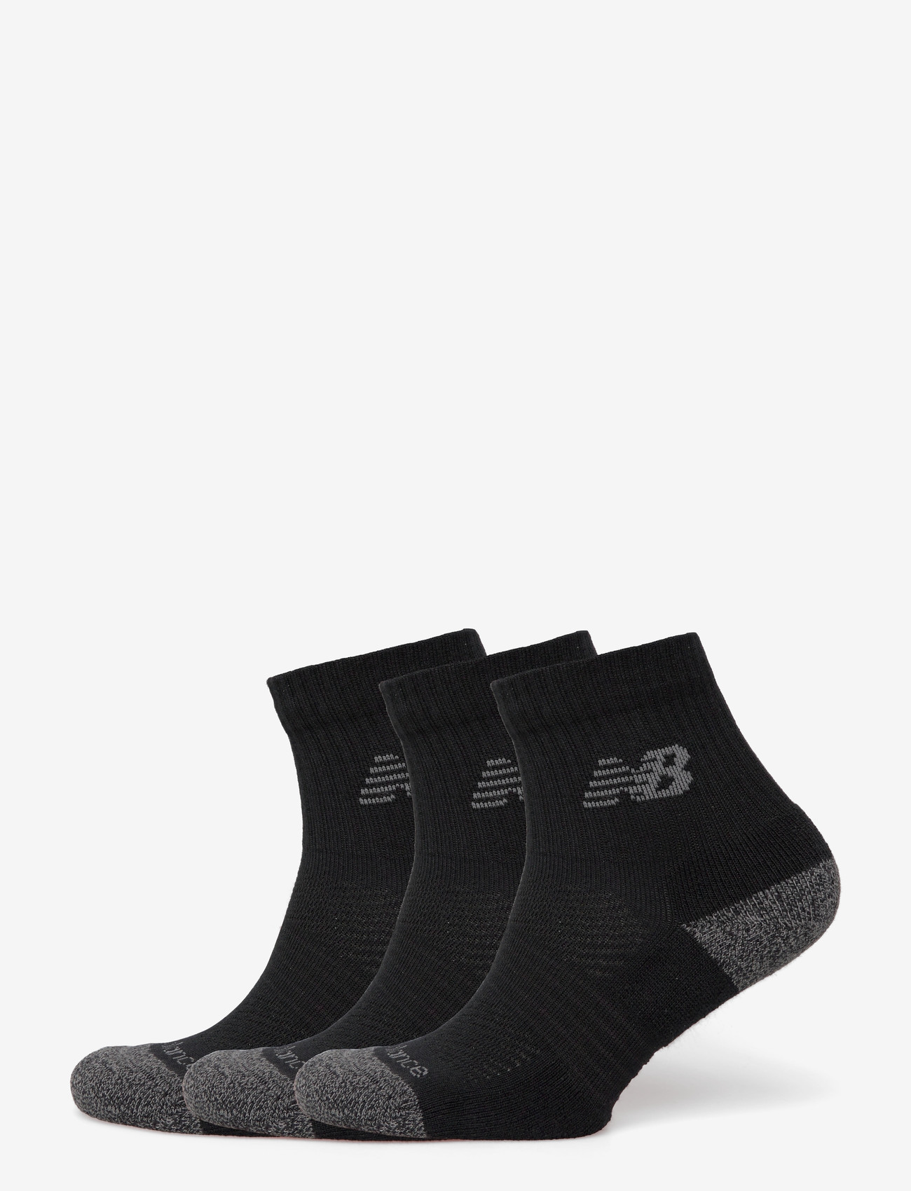 New Balance - Active QTR Socks 3 Pack - strümpfe - black - 0