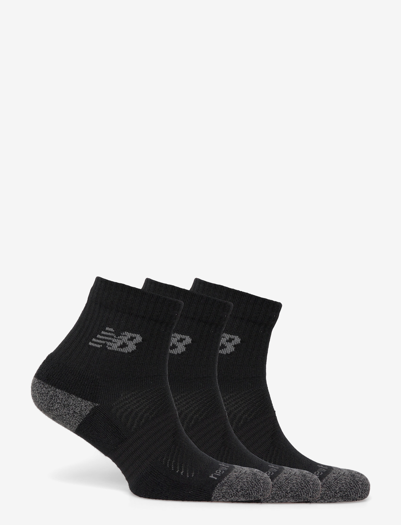 New Balance - Active QTR Socks 3 Pack - strümpfe - black - 1