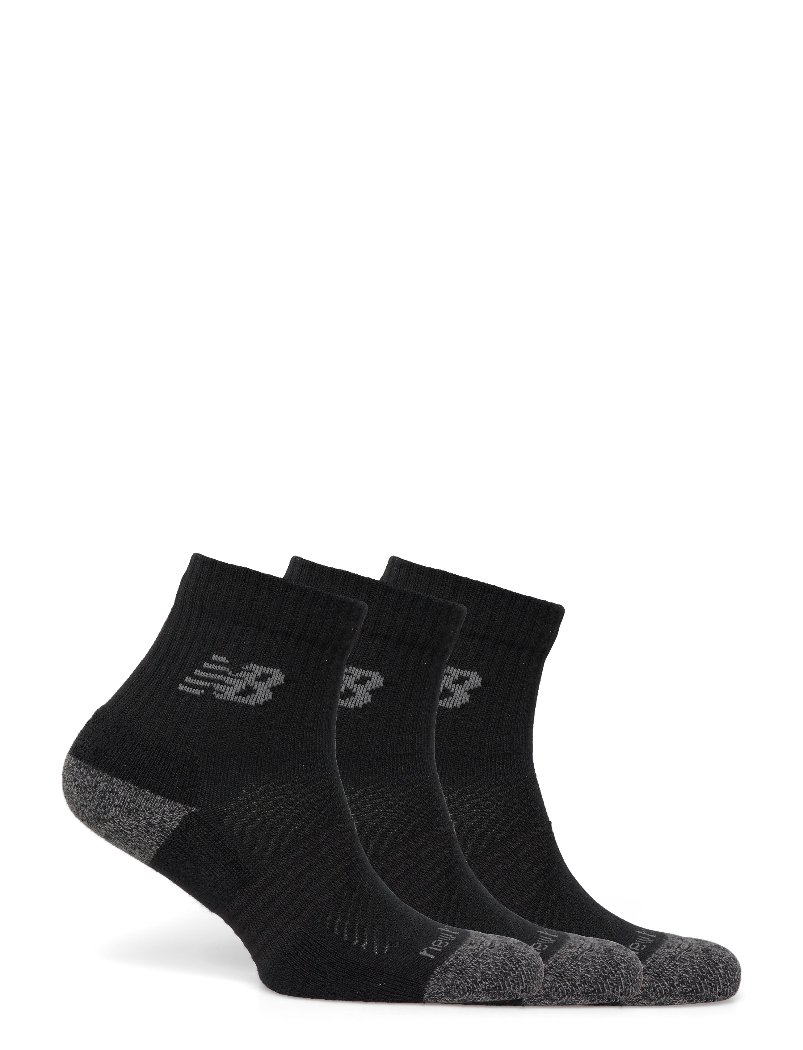 New Balance - Active QTR Socks 3 Pack - Íþróttasokkar - black - 1