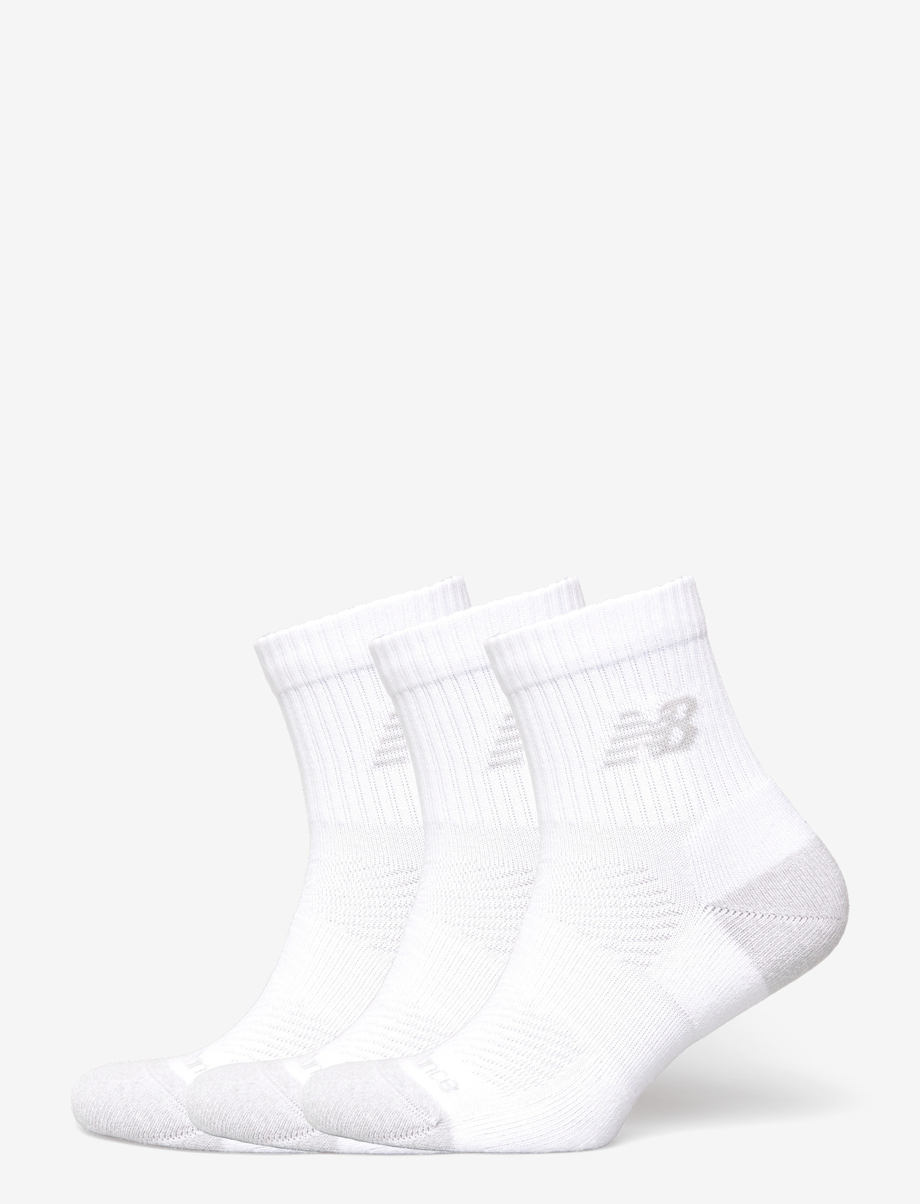 New Balance - Active Quarter Socks 3 Pack - spordisokid - white - 0