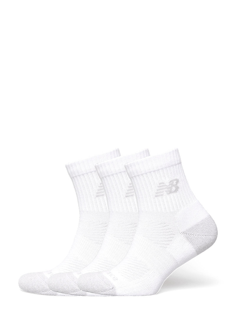 New Balance - Active Quarter Socks 3 Pack - spordisokid - white - 0