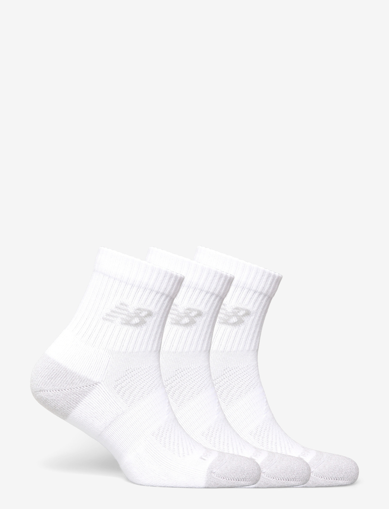 New Balance - Active Quarter Socks 3 Pack - spordisokid - white - 1