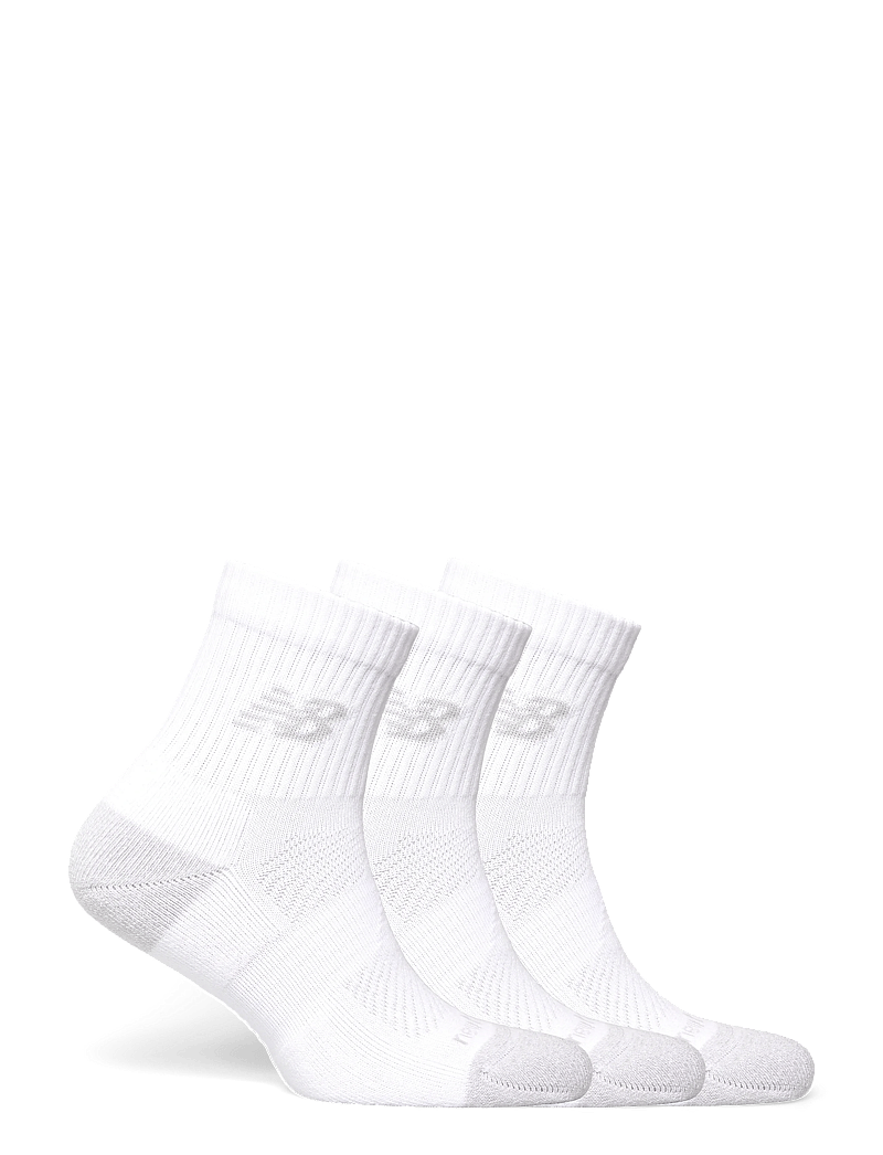 New Balance - Active Quarter Socks 3 Pack - spordisokid - white - 1