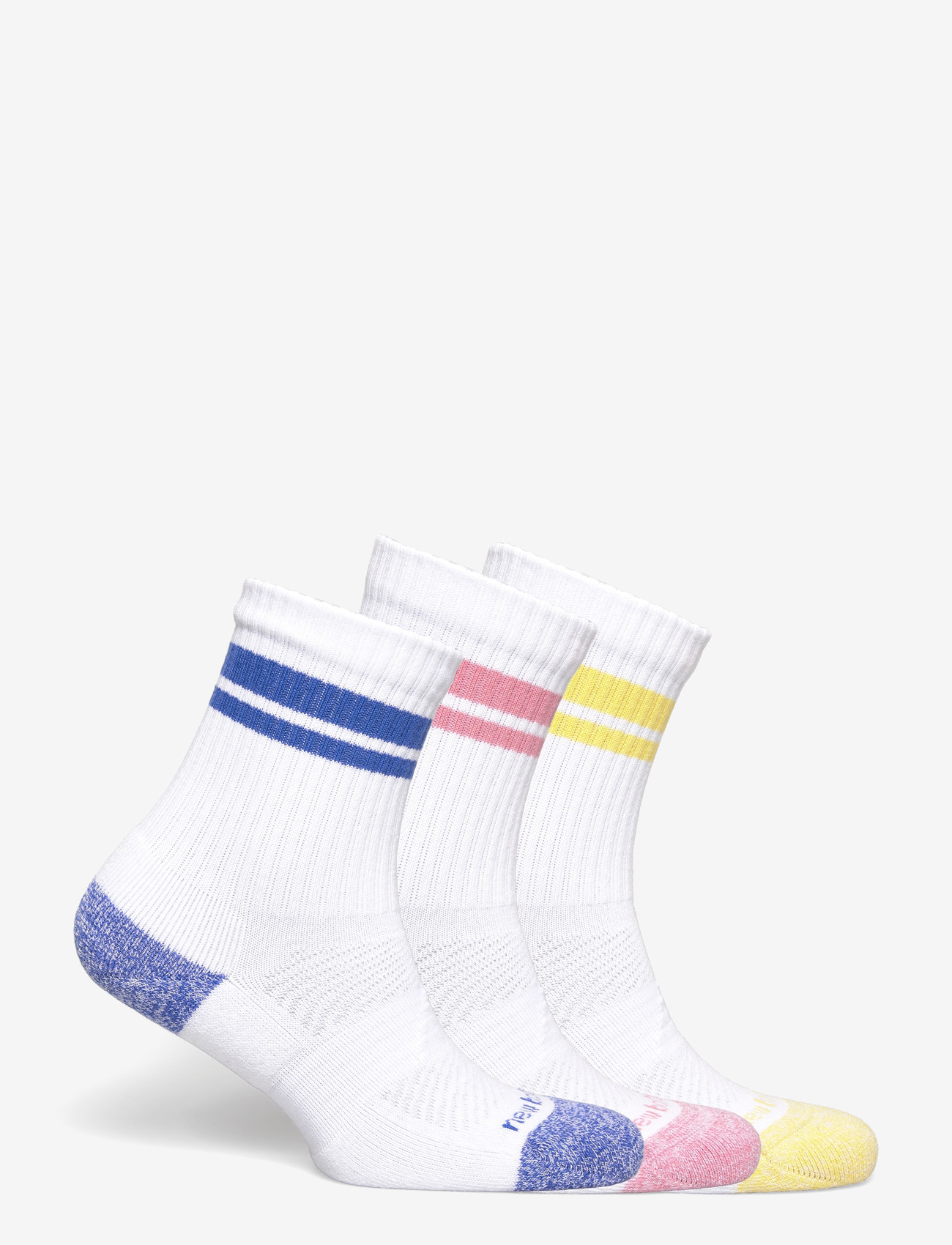 New Balance - Active Lifestyle Striped Crew Socks 3 Pack - sportstrømper - blue bird - 1