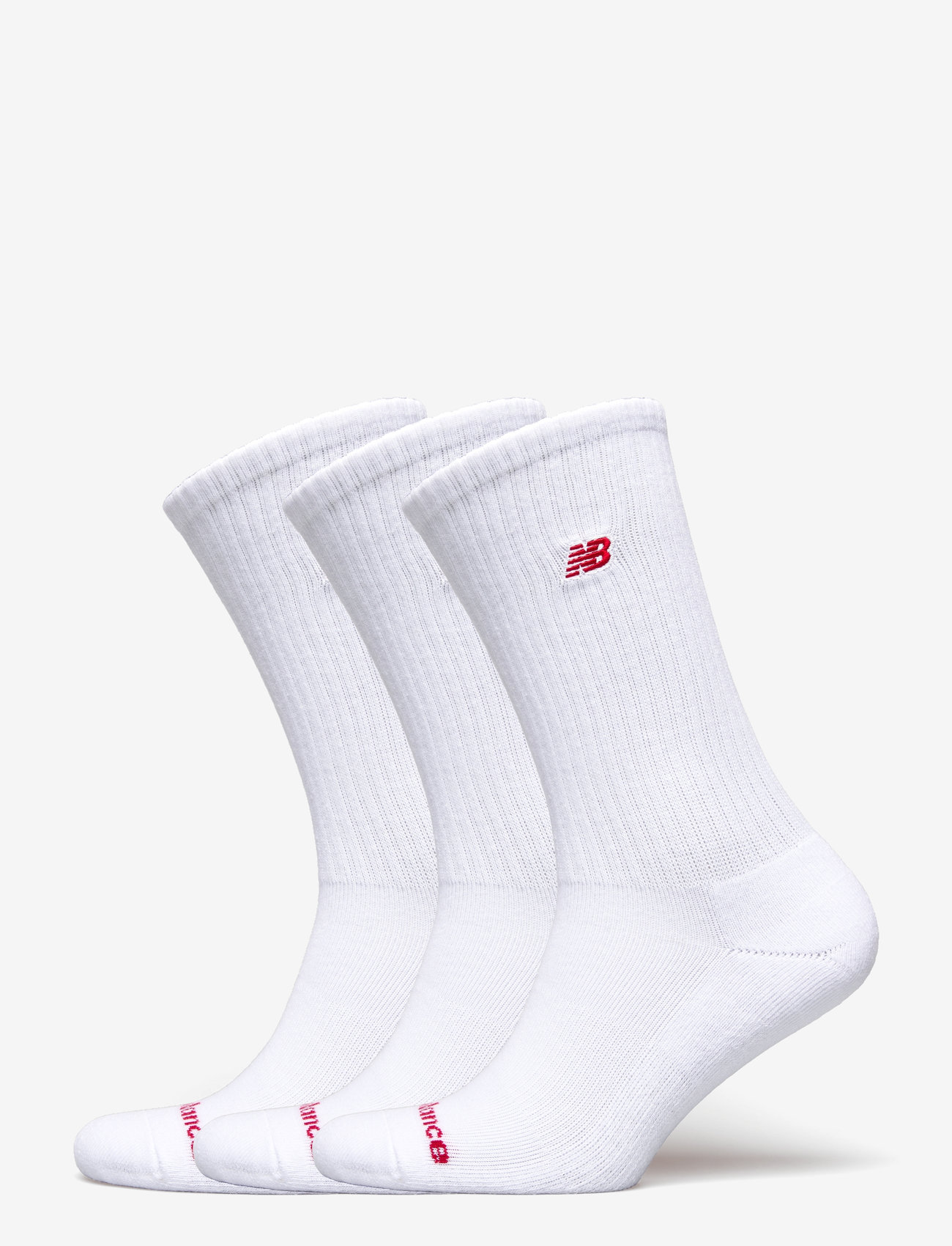New Balance - Patch Logo Crew 3 Pack - sportstrømper - white - 0