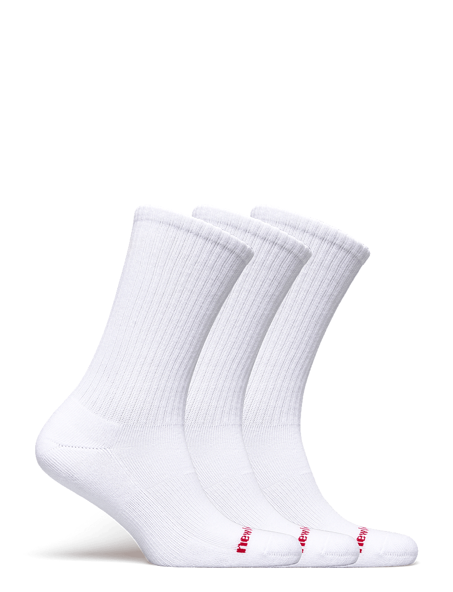 New Balance - Patch Logo Crew 3 Pack - sport socks - white - 1