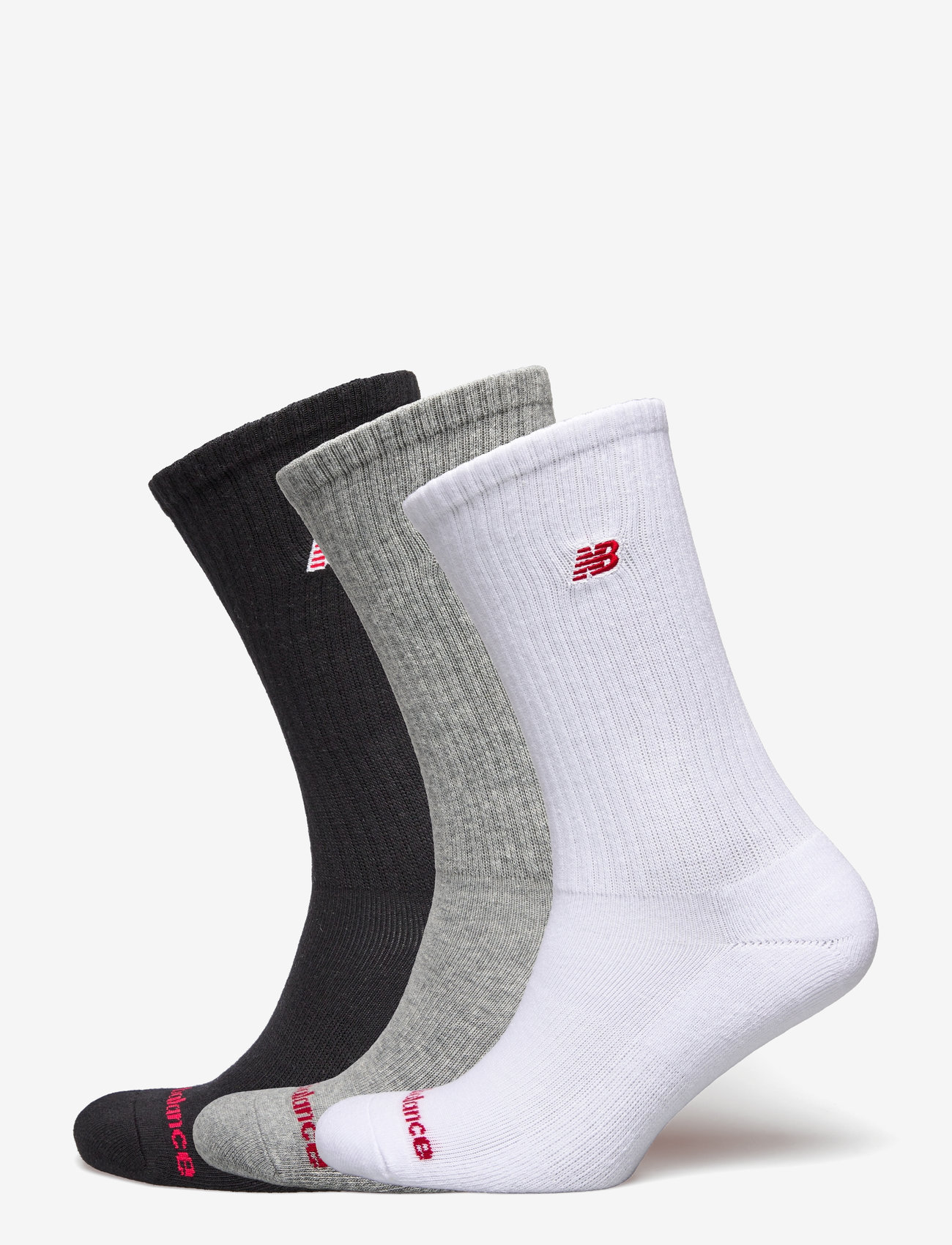 New Balance - Patch Logo Crew 3 Pack - lägsta priserna - white multi - 0