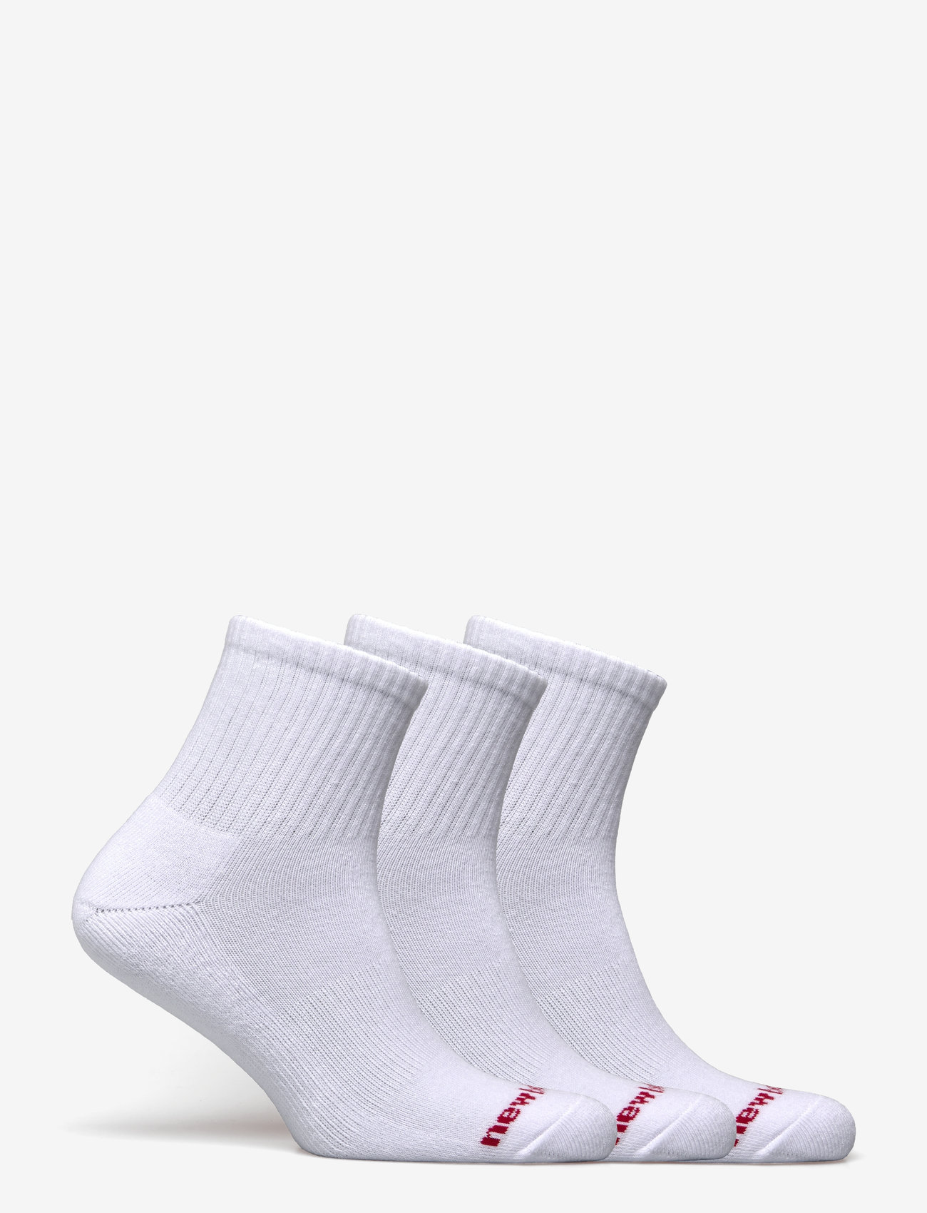 New Balance - Patch Logo Ankle 3 Pack - träningsstrumpor - white - 1