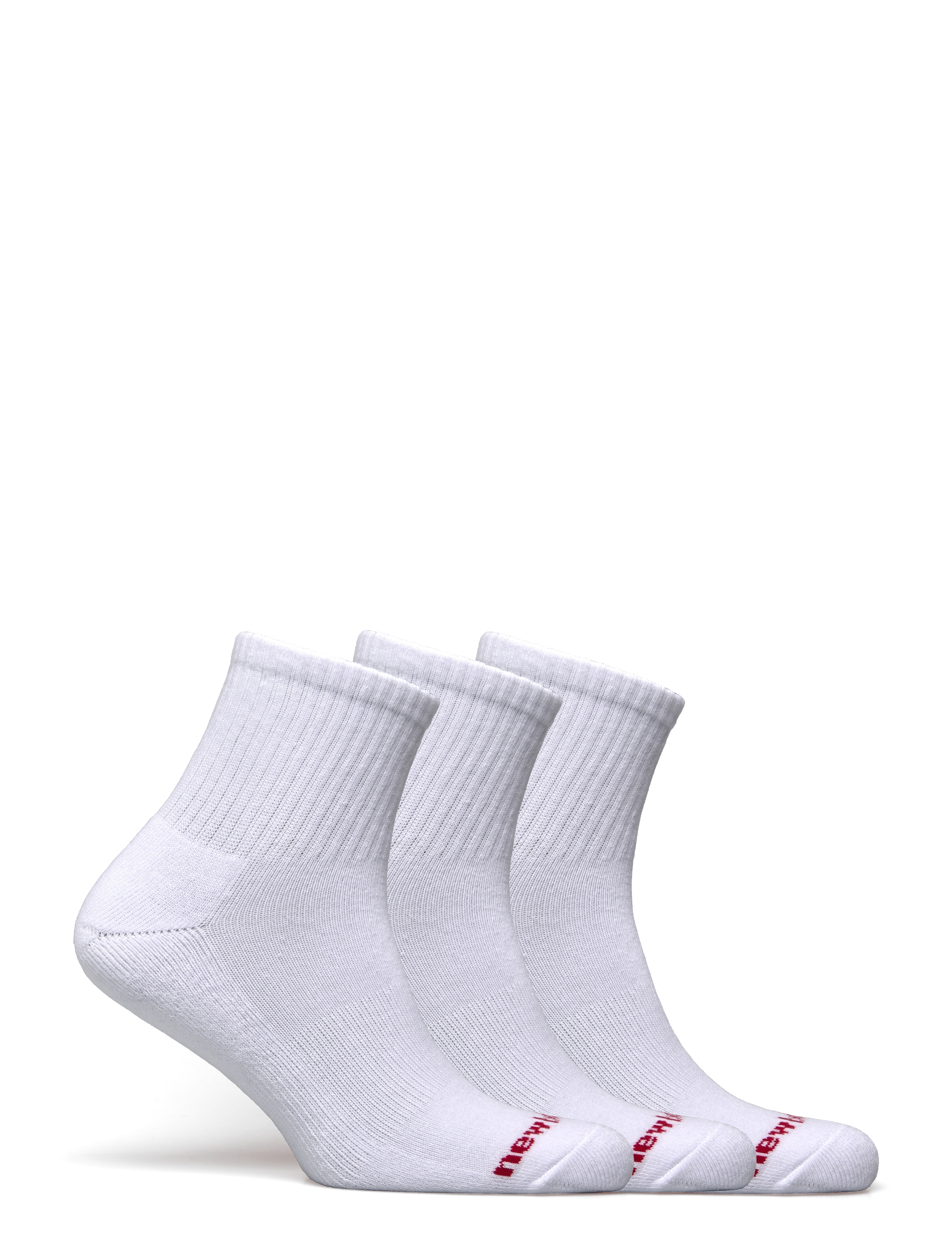 New Balance - Patch Logo Ankle 3 Pack - lägsta priserna - white - 1